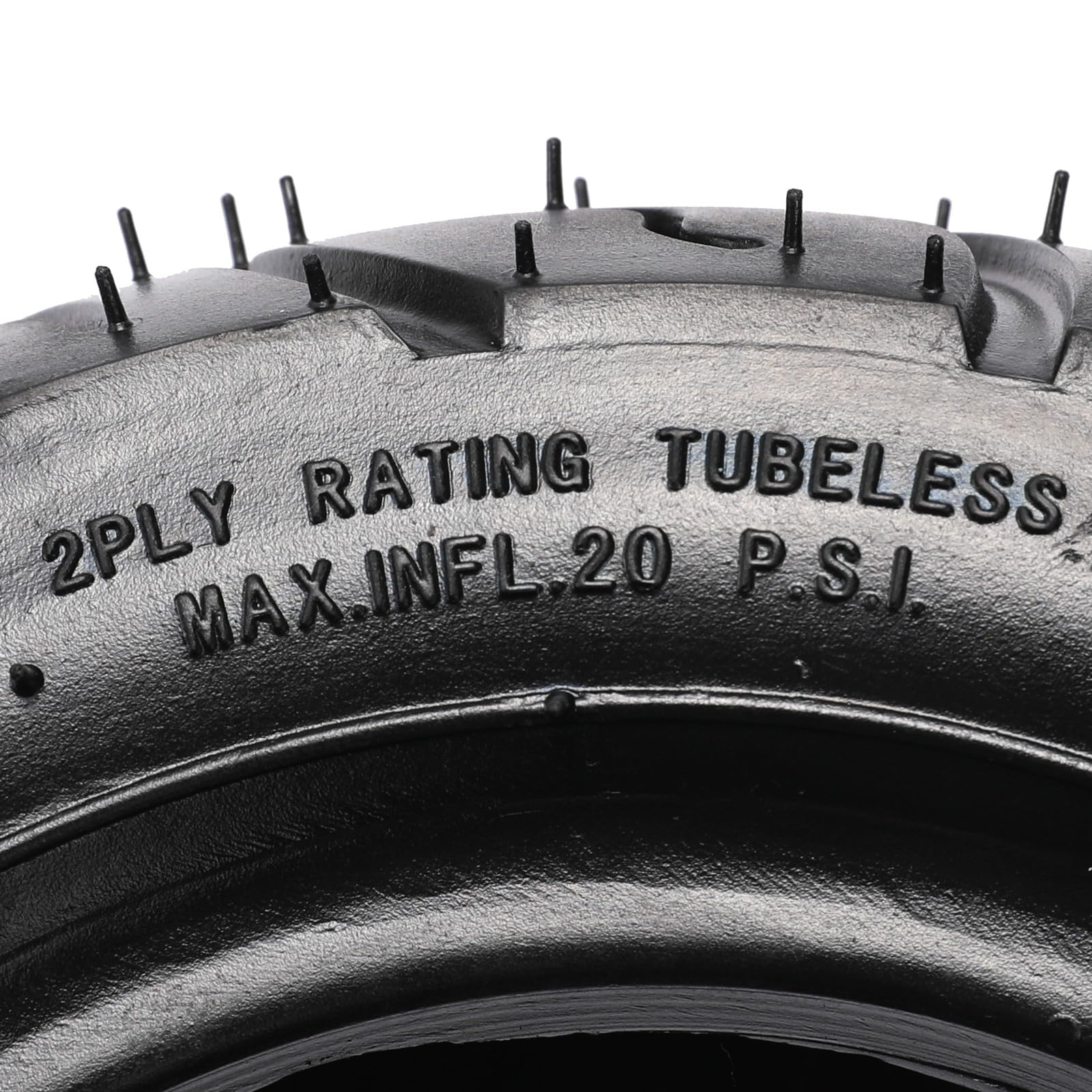 JCMOTO 2 Pack 13x5.00-6 Tubeless Tires for Go Kart, ATV, UTV & Lawn Mower - Heavy Duty All-Terrain Replacement Tires for Off-Road, Farm & Backyard Use