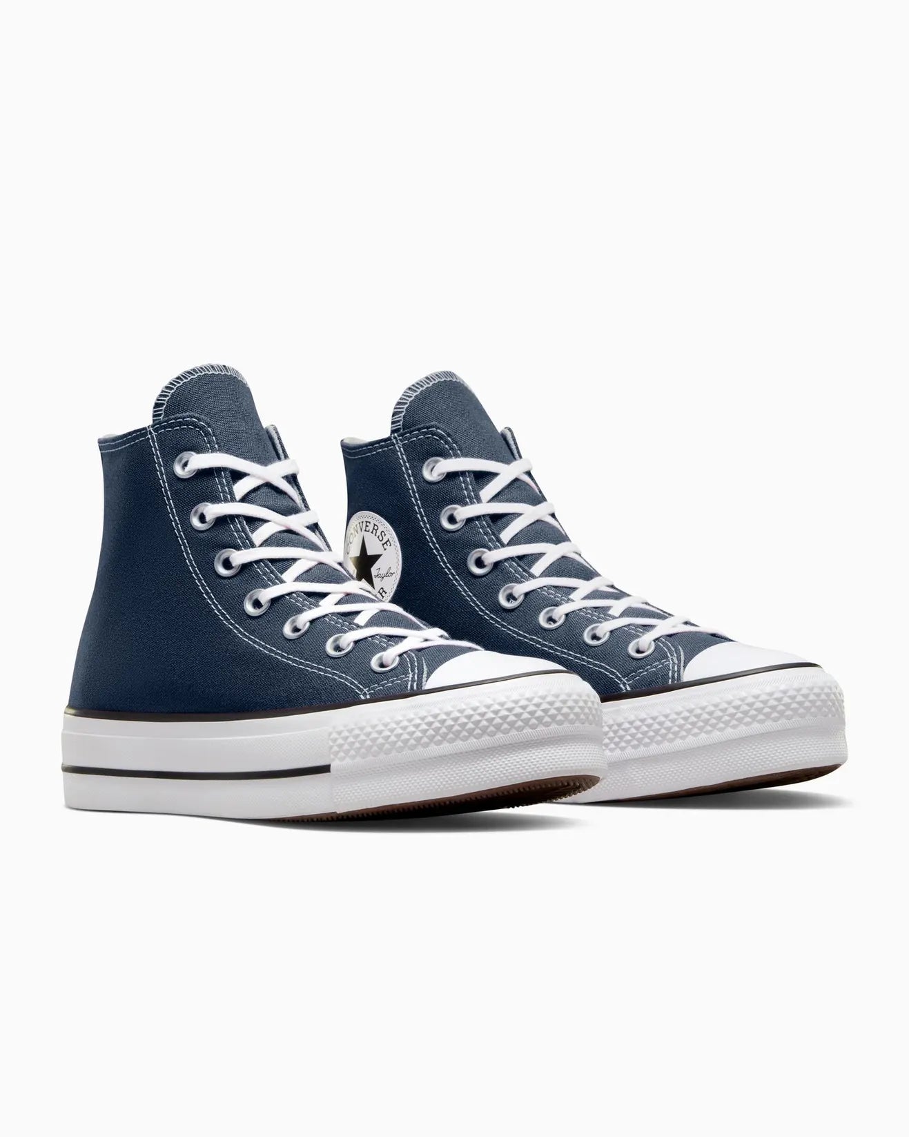 Converse Women's Chuck Taylor Lift Navy Sneakers - Comfortable Casual Shoes for Everyday Wear, Walking & Street Style