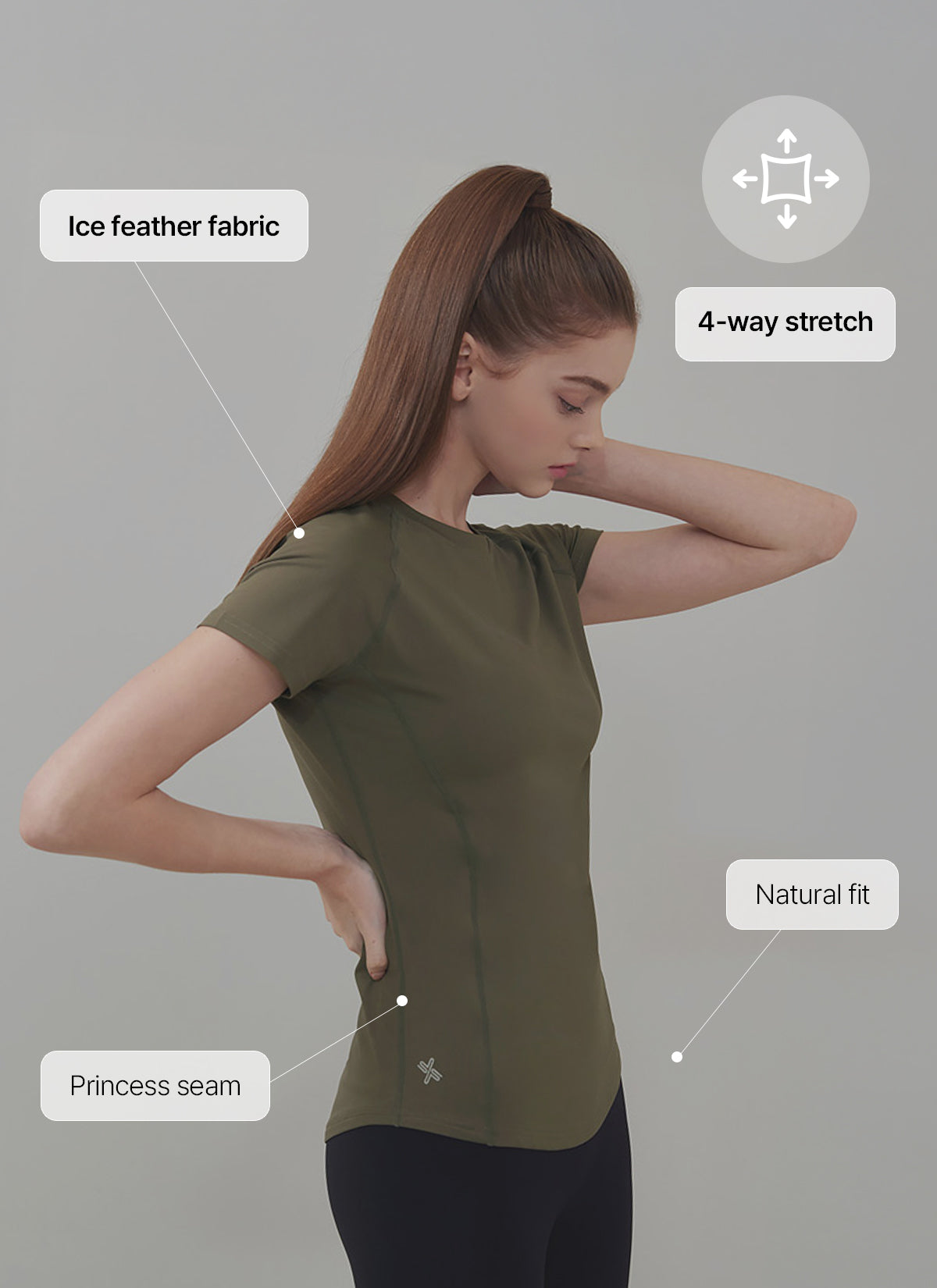 Lightweight Ice Feather T-Shirt for Men & Women - Soft Breathable Cotton Tee - Perfect for Summer, Casual Wear & Outdoor Activities