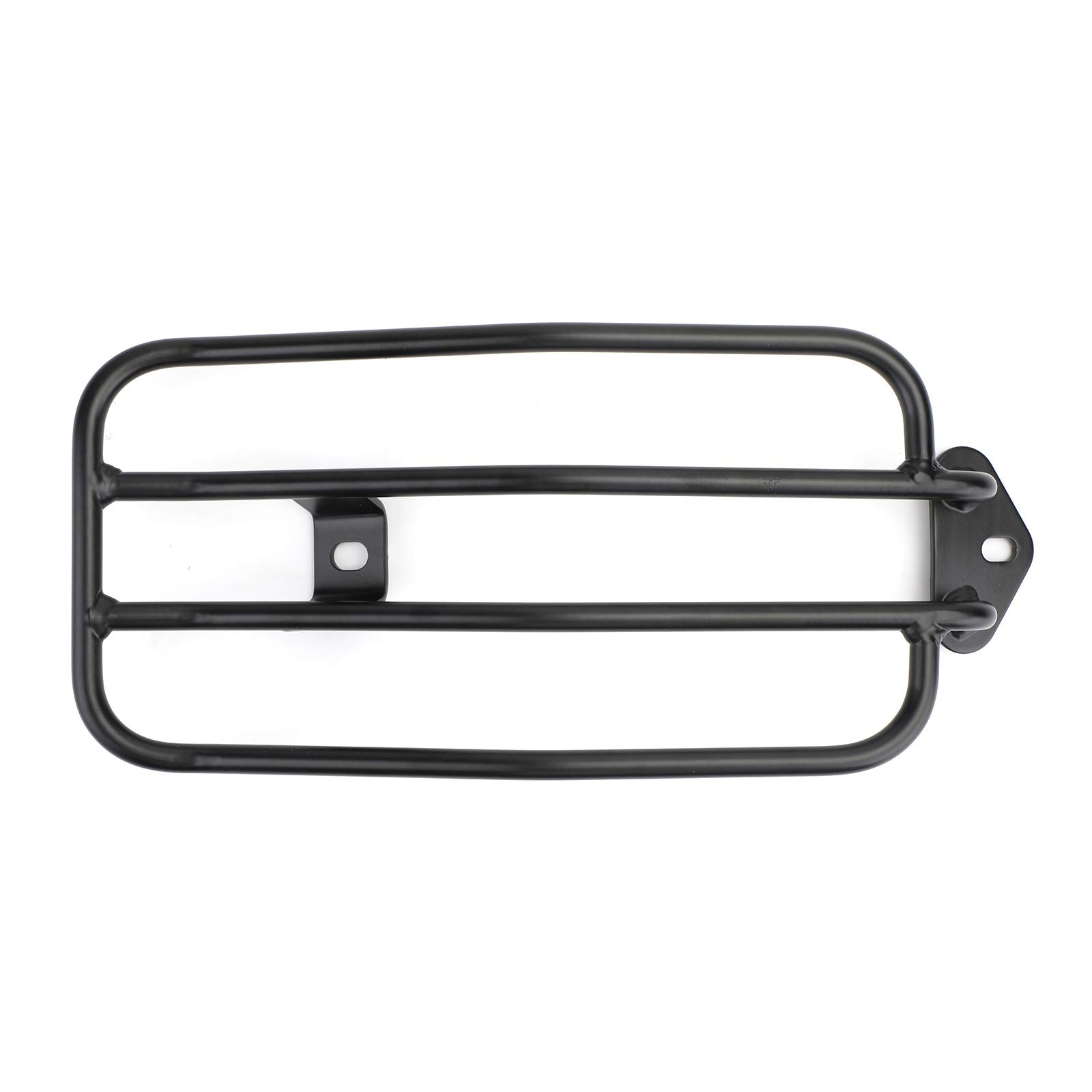 Motorcycle Luggage Rack Top Case Carrier - Heavy Duty Rear Utility Rack for Solo Seat & Fender - Compatible with Honda CMX300/500 Rebel 2017-2020 (Black) - Perfect for Long Rides & Touring Accessories