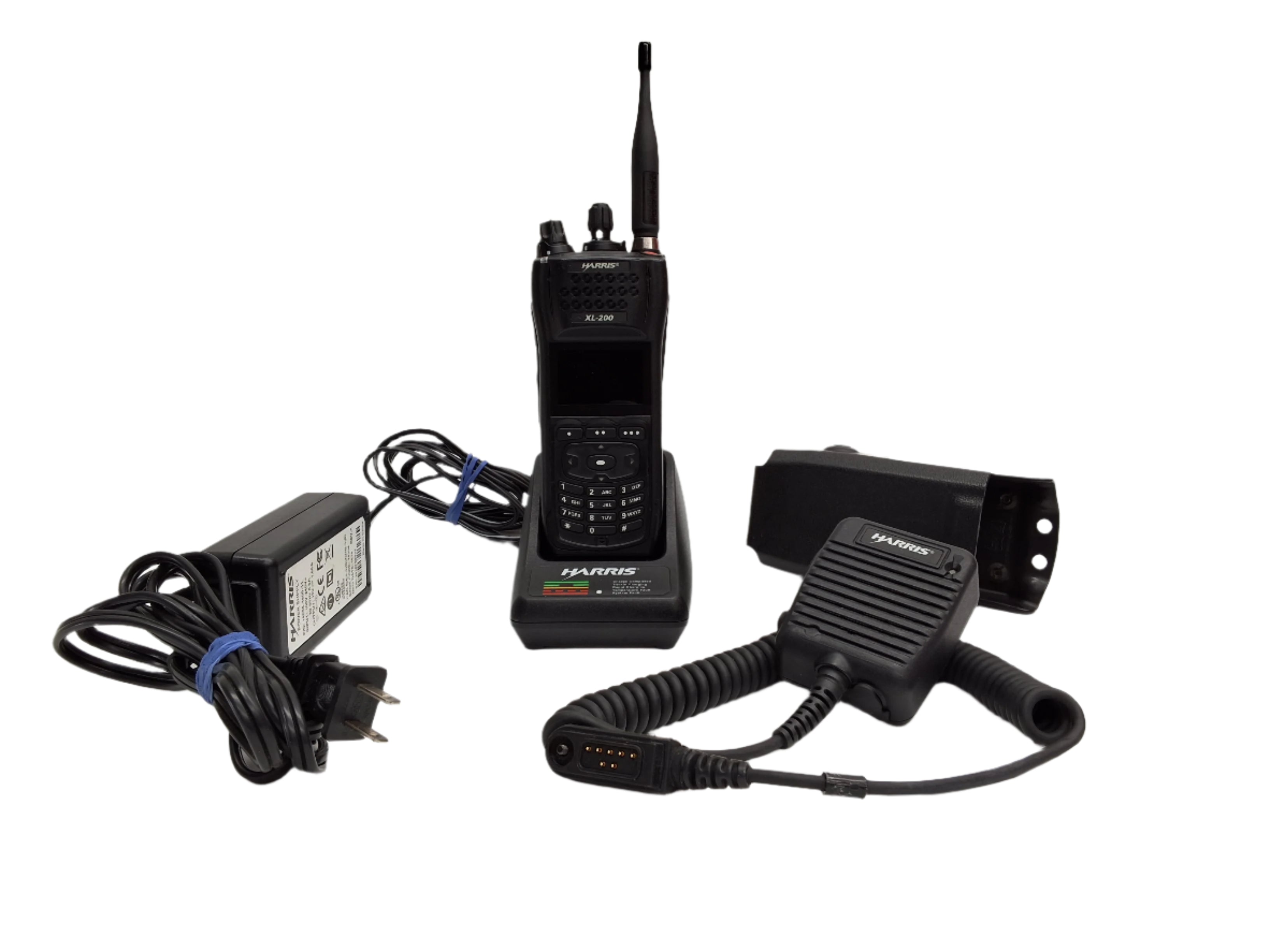 Harris XL 200P VHF 800 MHz Phase 2 P25 Portable Two-Way Radio (Black) - Public Safety, Emergency Response & Professional Communication Device