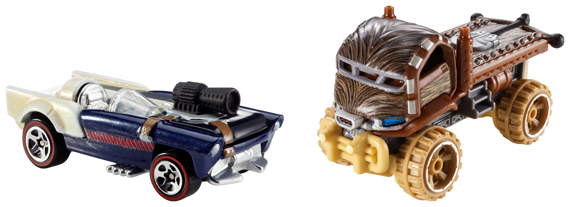 Hot Wheels Star Wars Character Car 2-Pack - Darth Vader & Stormtrooper Die-Cast Vehicle Set - Perfect for Star Wars Fans, Collectors & Kids Play - Great for Birthday Gifts, Display & Racing Games