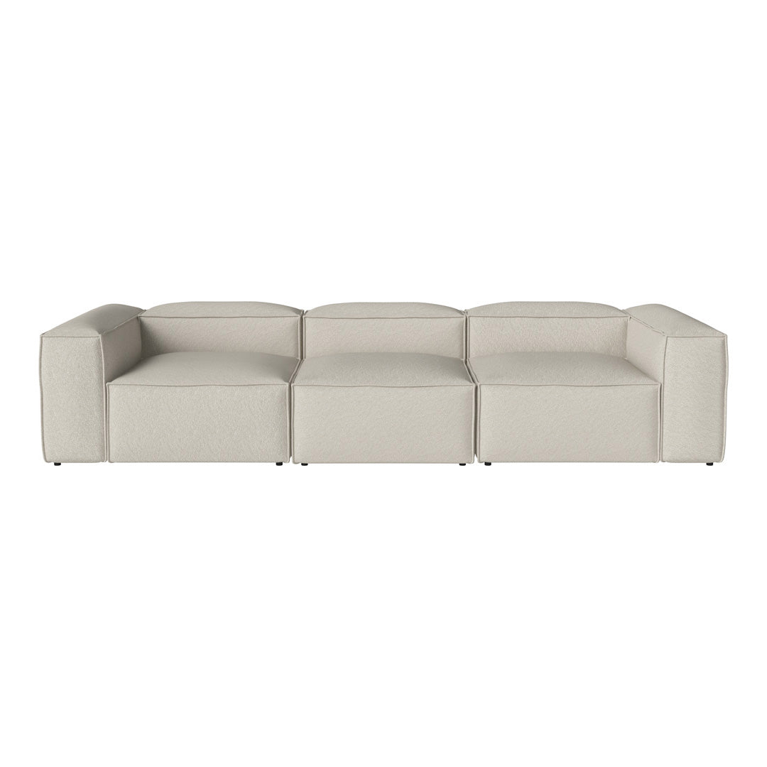 Cosima 3-Seater Sofa - Modern Living Room Couch for Small Spaces | Comfortable Fabric Sectional Sofa for Apartments & Home Decor