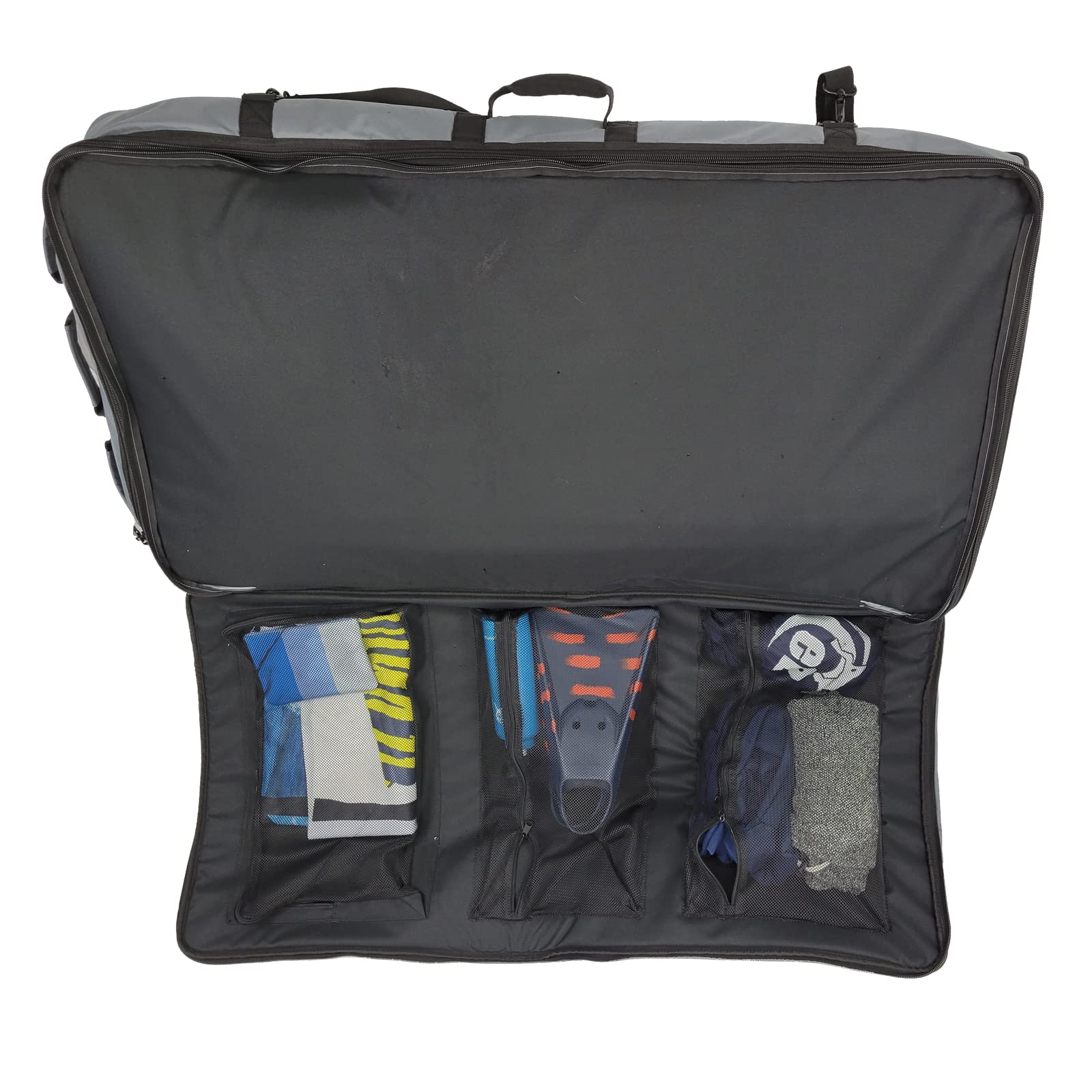 **Tribe Boards Dually Rolling Bodyboard Travel Bag - Waterproof & Durable Surfboard Carrier for Travel & Beach - Perfect for Surfing, Bodyboarding & Water Sports**