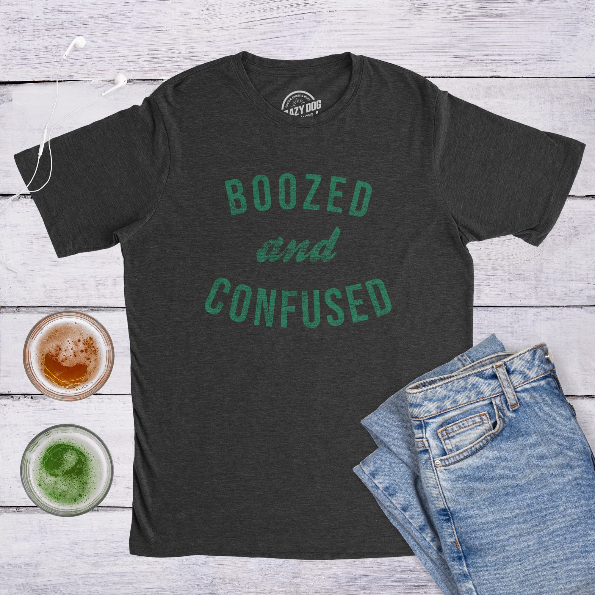 Funny St. Patrick's Day T-Shirts for Men - Cool Irish Party Tees & Parade Shirts - Perfect for Pub Crawls, Festivals & Irish-Themed Events