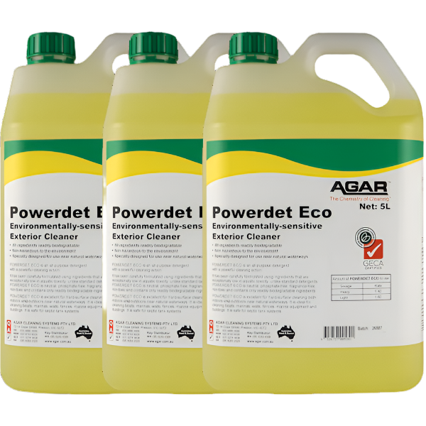 Agar Powerdet Eco Exterior Cleaner - Powerful Outdoor Surface Cleaner for Home, Deck, Fence & Patio | Eco-Friendly Cleaning Solution