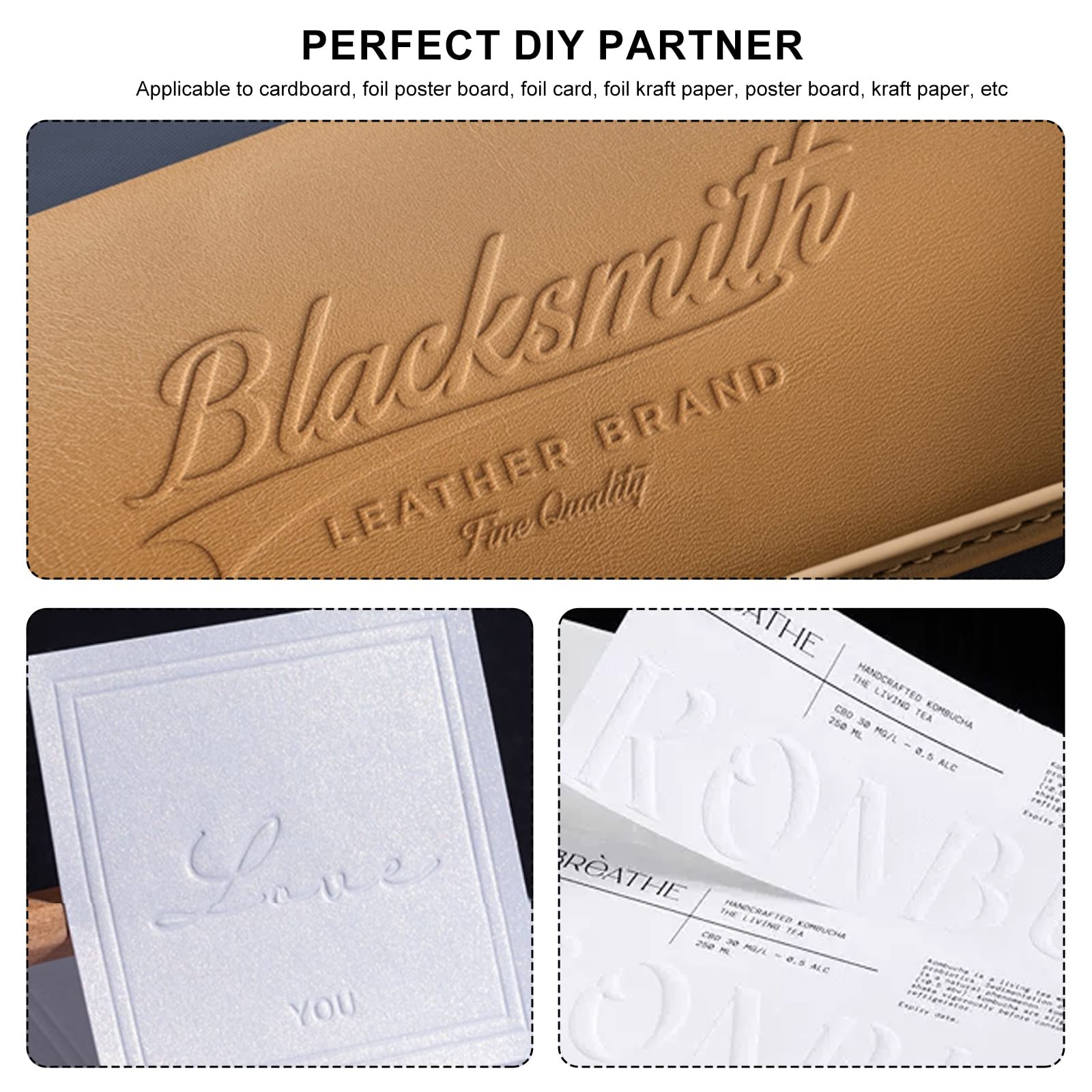 Premium Debossing Tip Set for Cricut Maker - Fine Embossing Tools for Cardstock, Foil Paper, Glitter Paper & Coated Materials | Perfect for DIY Greeting Cards, Scrapbooking & Paper Crafts