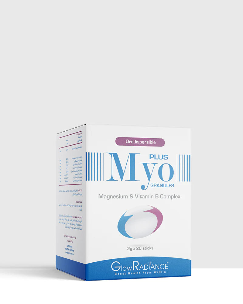 Glow Radiance Myo Plus Granules Sticks 2g x 20 Pack - Korean Beauty Supplement for Skin Brightening & Anti-Aging | Perfect for Daily Skincare Routine & Travel