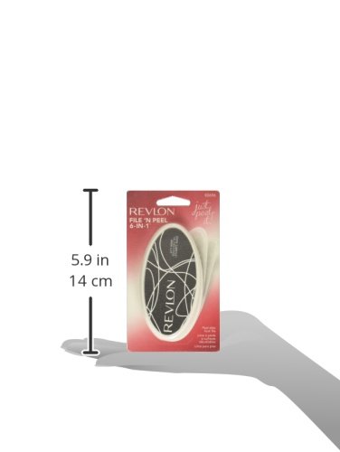 Revlon File 'N Peel 6-in-1 Foot File - Professional Callus Remover & Pedicure Tool for Soft Smooth Feet - Perfect for Home Spa, Pedicure & Foot Care Routine