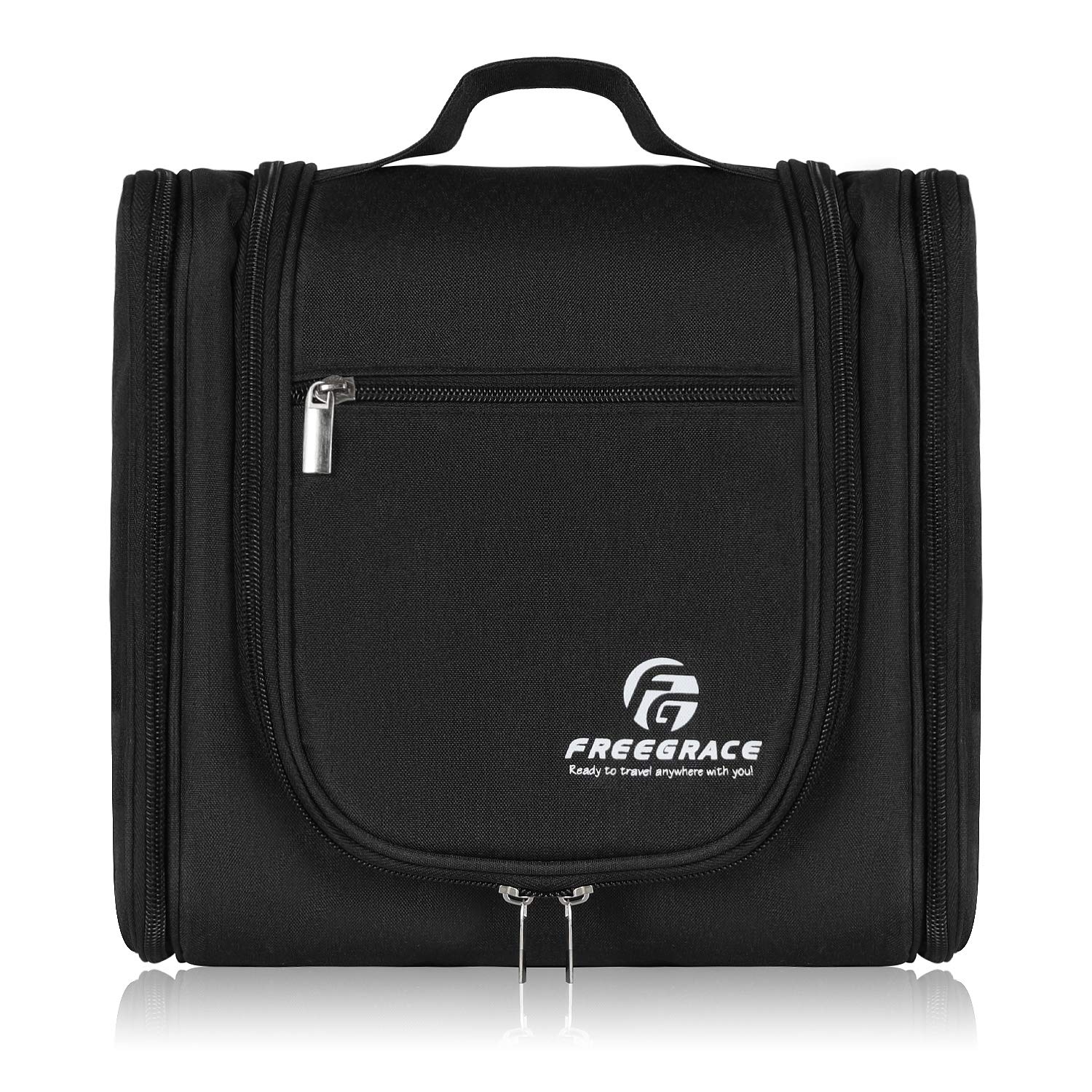 Extra Large Hanging Toiletry Bag - Premium Waterproof Travel Organizer for Men & Women | Durable Nylon Cosmetic & Shower Bag | Perfect for Toiletries, Makeup Brushes & Travel Essentials | Ideal for Camping, Gym & Vacation Use