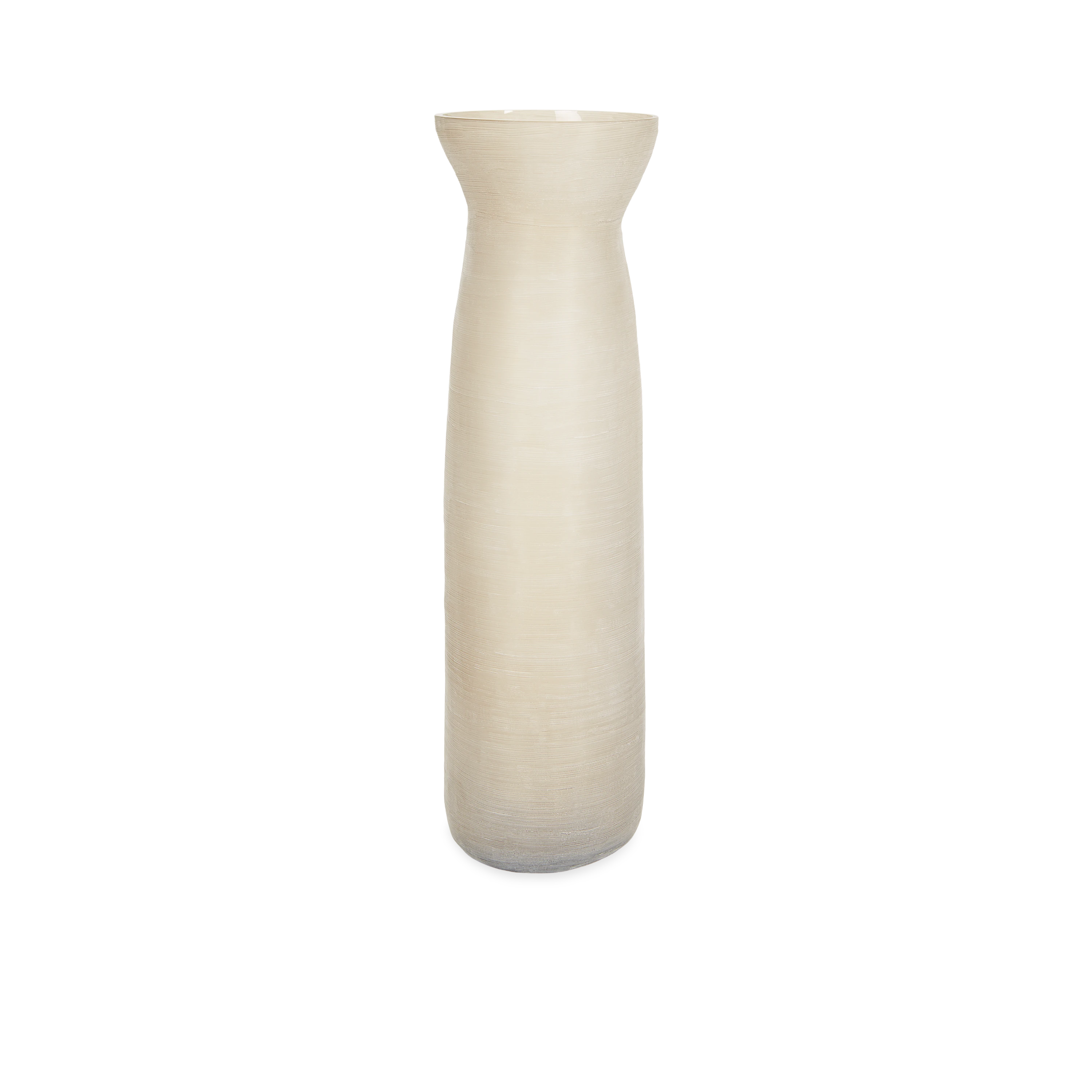 Elegant Funnel Glass Vase for Flowers - Clear Modern Home Decor Centerpiece for Weddings, Dining Table, and Living Room Décor