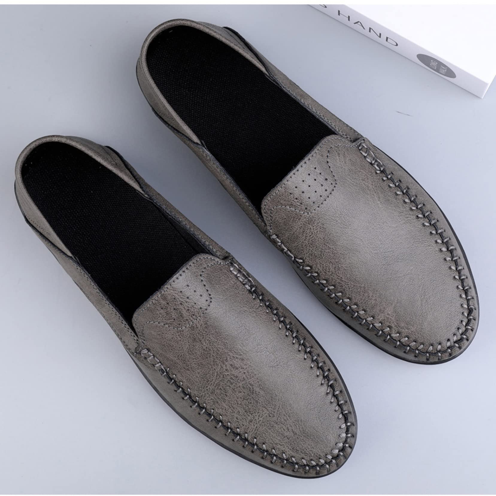 Men's Casual Slip-On Loafers - Lightweight Breathable Moccasin Boat Shoes for Men | Comfortable Driving & Leisure Shoes for Daily Wear, Travel, and Outdoor Activities