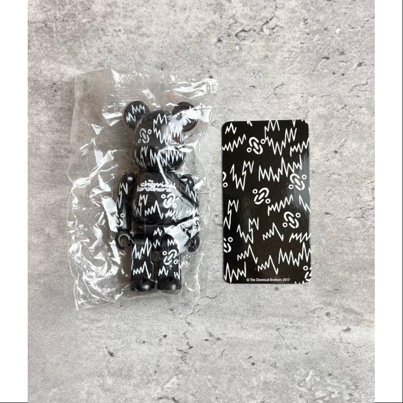 Bearbrick Series 34 PATTERN Chemical Brothers 100% Collectible Vinyl Art Toy - Limited Edition Designer Figure for Display & Gift Giving