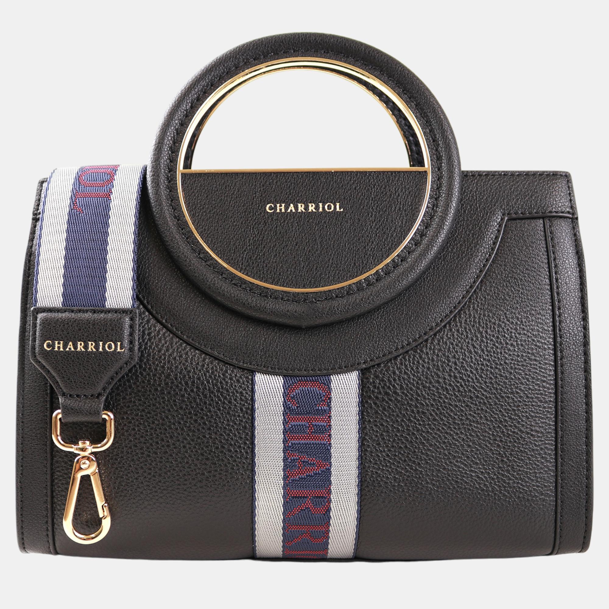 Stylish Black Leather Deauville Handbag for Women - Perfect for Work, Travel & Evening Events | Durable & Fashionable Shoulder Bag