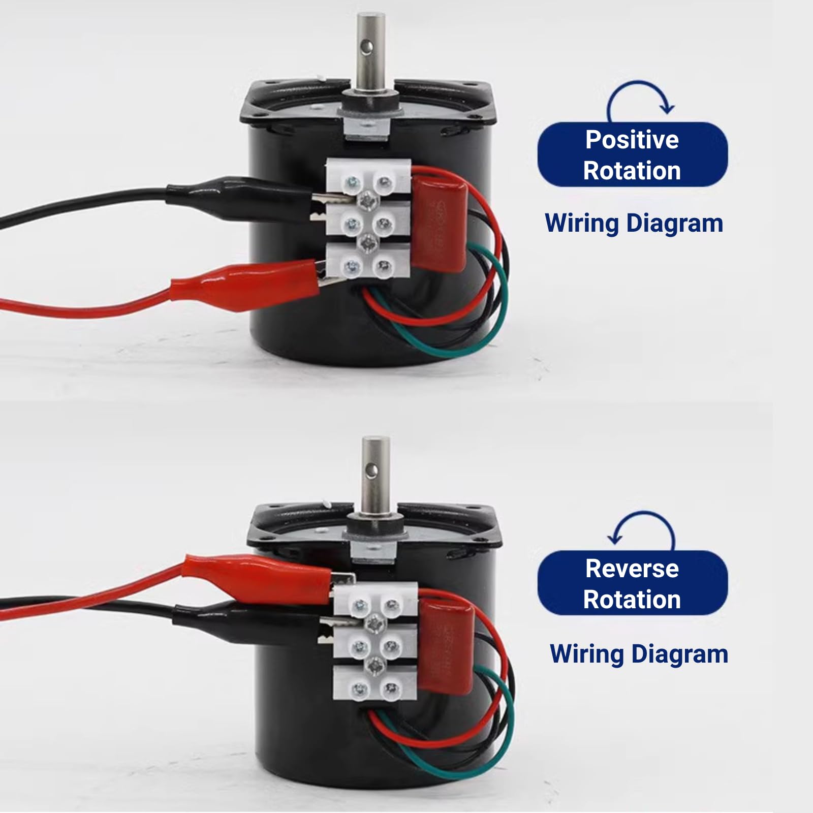 220V Synchronous Gear Motor 60KTYZ - 5R/Min Replacement for Electric Advertisement & Screen Machine - Perfect for Display Rotators, Signage, and Automated Screens