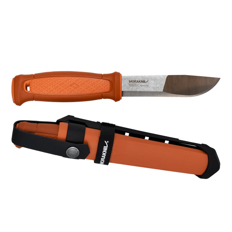 MoraKniv Kansbol Outdoor Knife with Multi Mount Sheath - Perfect for Camping, Hunting, and Bushcraft Adventures