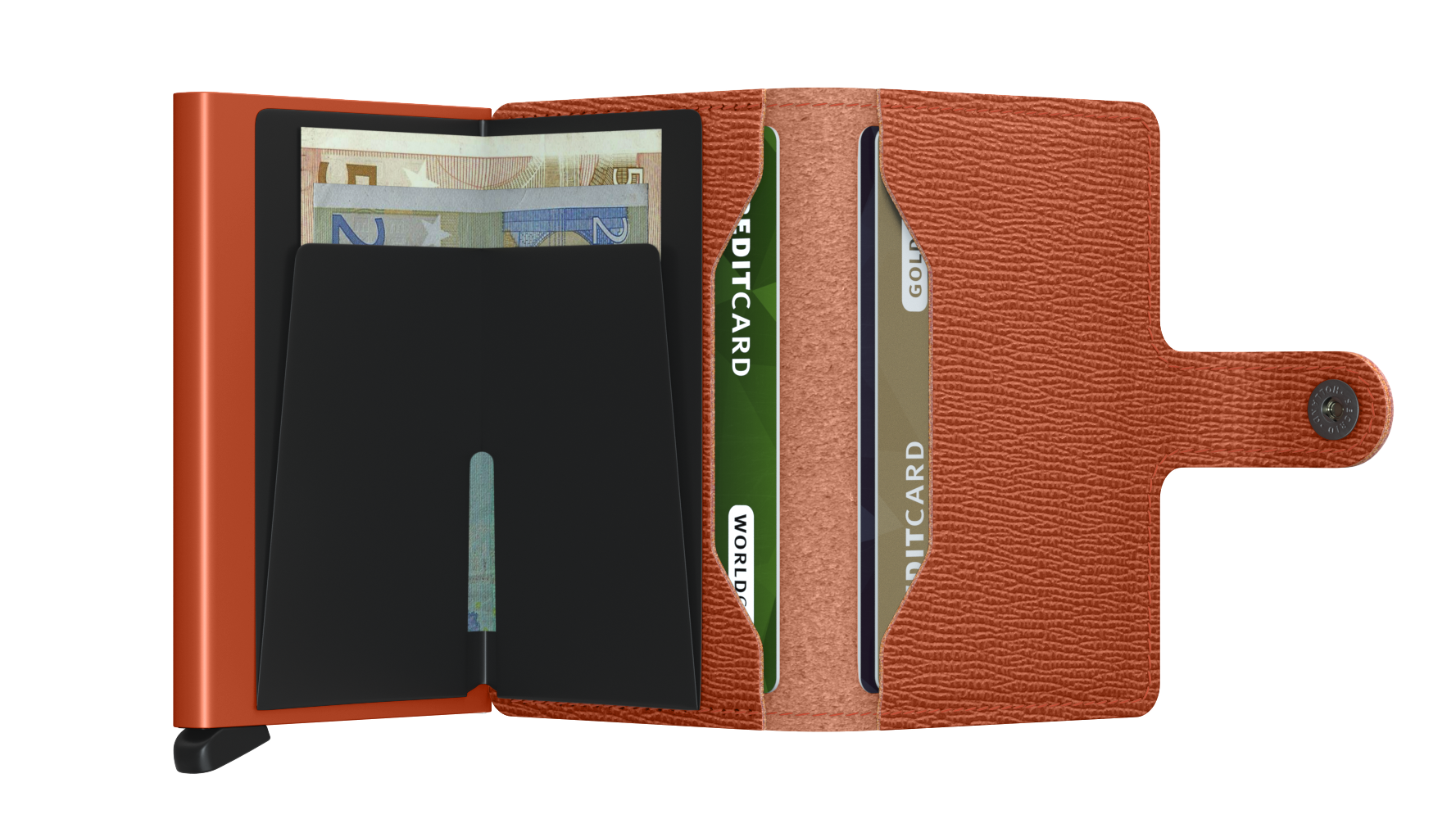 SECRID Miniwallet Crisple - Slim RFID Blocking Wallet for Men & Women | Compact & Secure Card Holder for Travel, Business & Everyday Use
