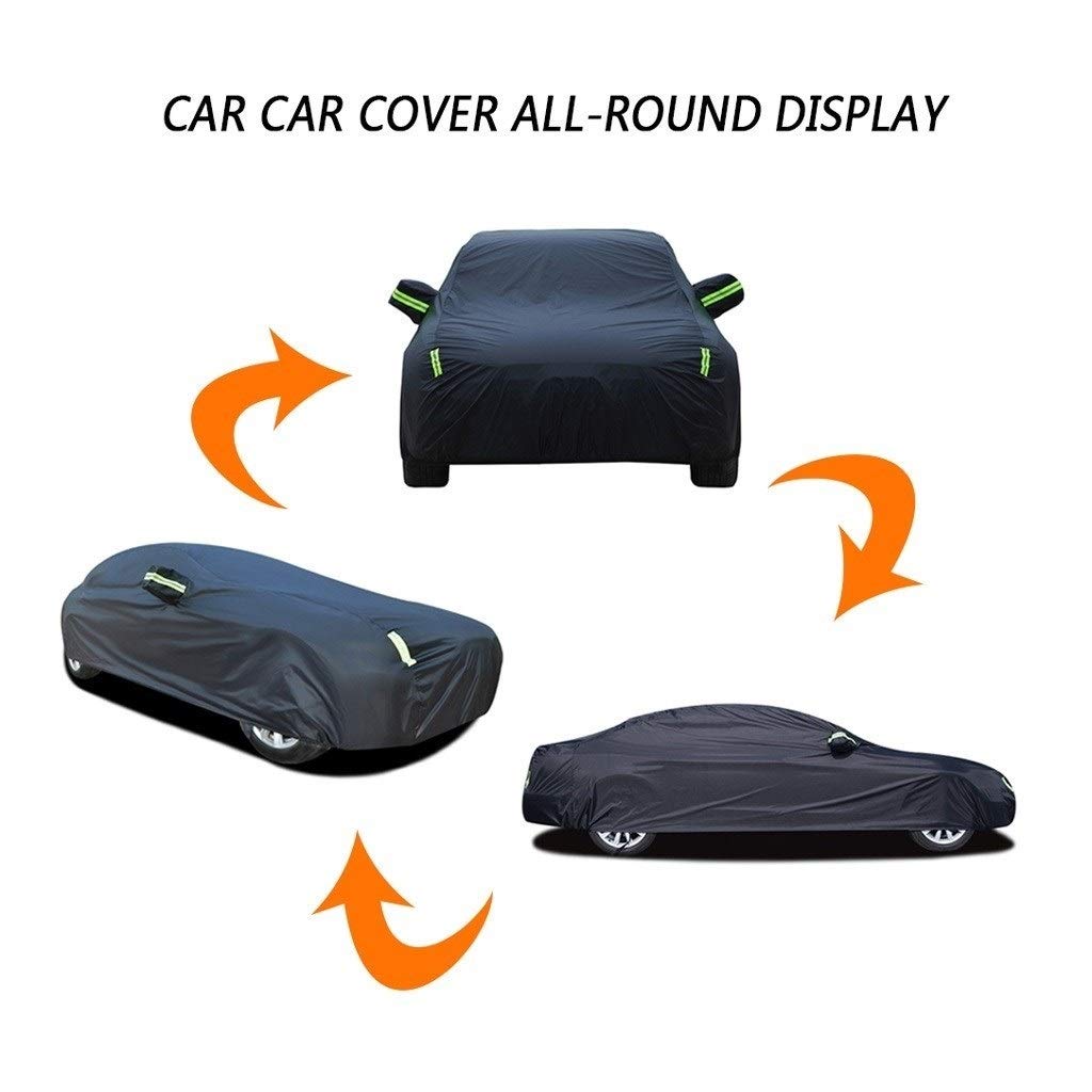 Fiat 500 & 124 Spider Abarth Car Cover - All Weather Waterproof, Windproof, Dustproof Outdoor Protection - Breathable Thick Fabric for Indoor/Outdoor Use - Perfect for Parking, Storage & Travel