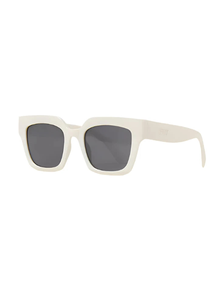 VANS Belden Shades Sunglasses - Marshmallow Color Retro Style UV Protection for Men & Women - Perfect for Beach, Driving, and Outdoor Activities