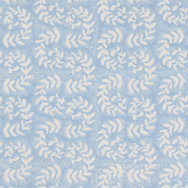 Ashdown Hand Block Printed Cool Blue Cotton Table Runner - Elegant Boho Home Decor for Dining Room, Kitchen, and Wedding Events