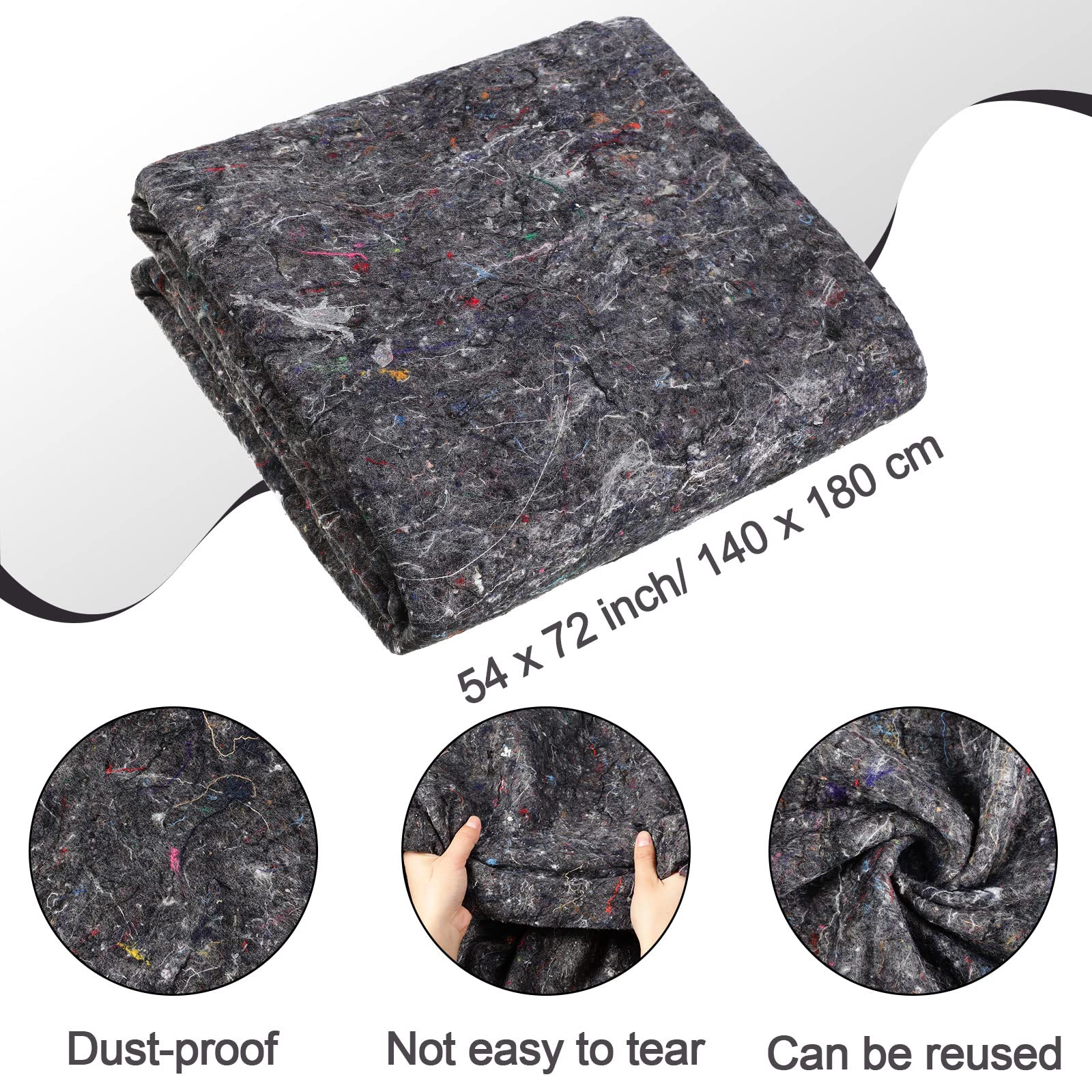 32-Piece Heavy Duty Moving Blankets (54