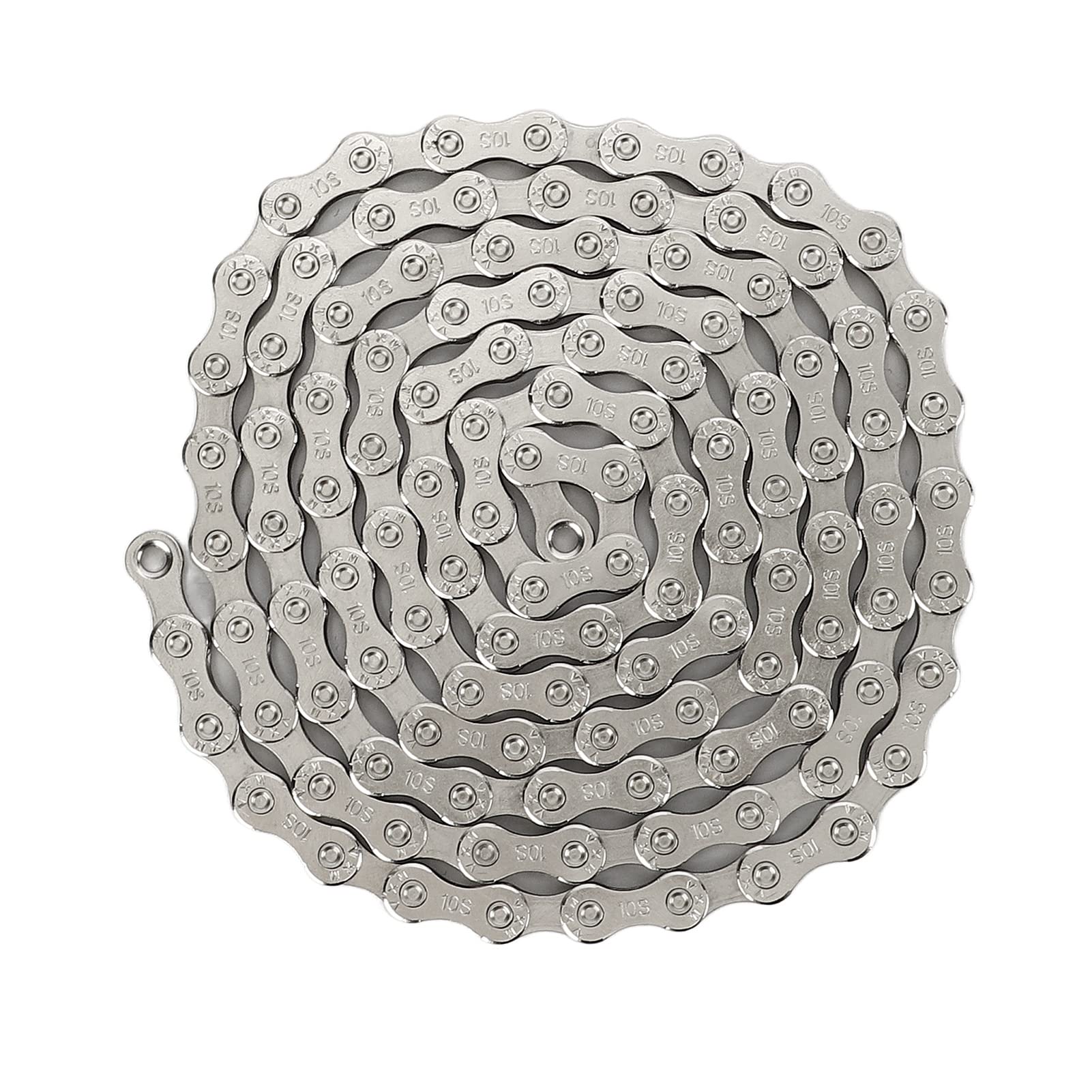 10-Speed Bike Chain for Road Bikes - High Performance, Fast Response & Impact Resistant | Emoshayoga Durable Variable Speed Chain for Smooth Shifting & Long-Lasting Ride | Perfect for Commuting, Training & Outdoor Cycling Adventures