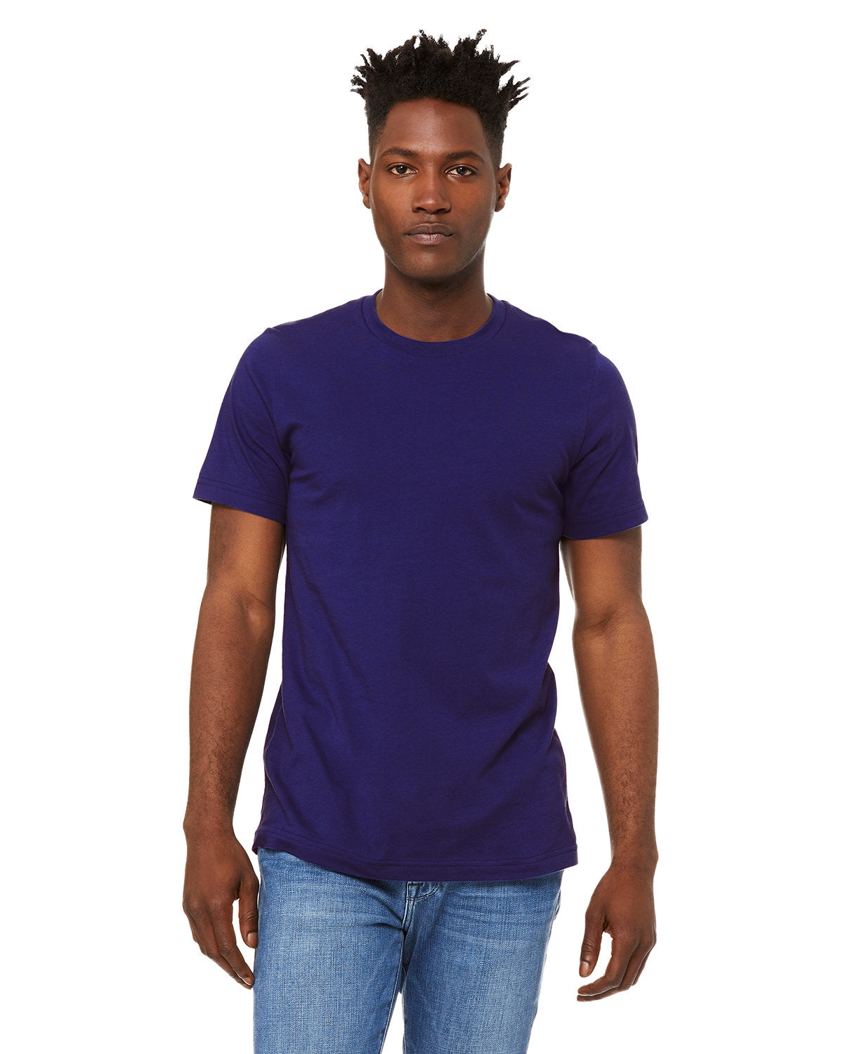 Bella + Canvas 3001C Unisex Jersey Short Sleeve T-Shirt - Soft Cotton Crew Neck Tee for Men & Women - Perfect for Casual Wear, Screen Printing, and Everyday Outfits