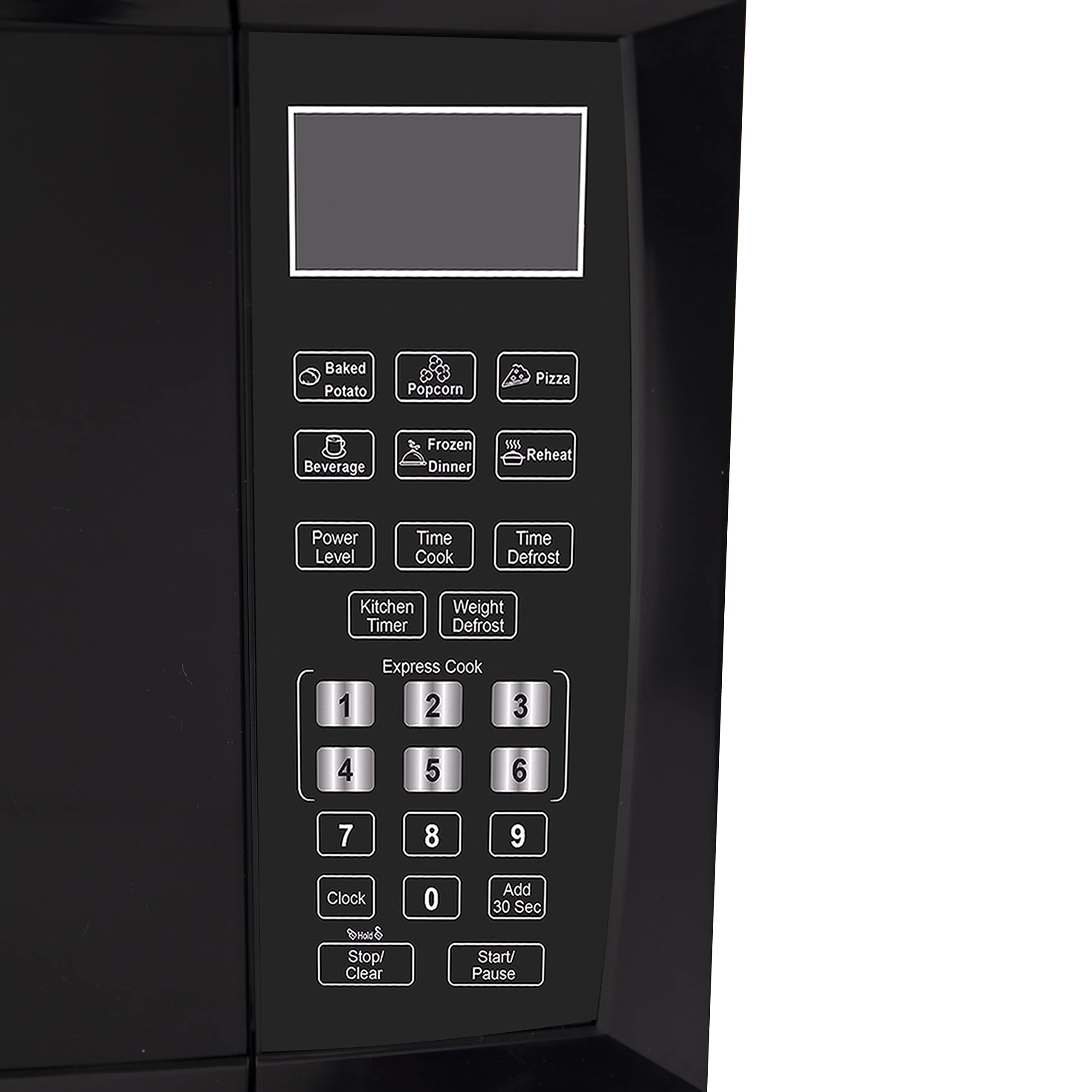 West Bend WBMW92B 900-Watt Compact Microwave Oven with 6 Pre-Set Cooking Modes, Speed Defrost, Electronic Controls & Glass Turntable - Black | Perfect for Dorms, Small Kitchens & Office Break Rooms
