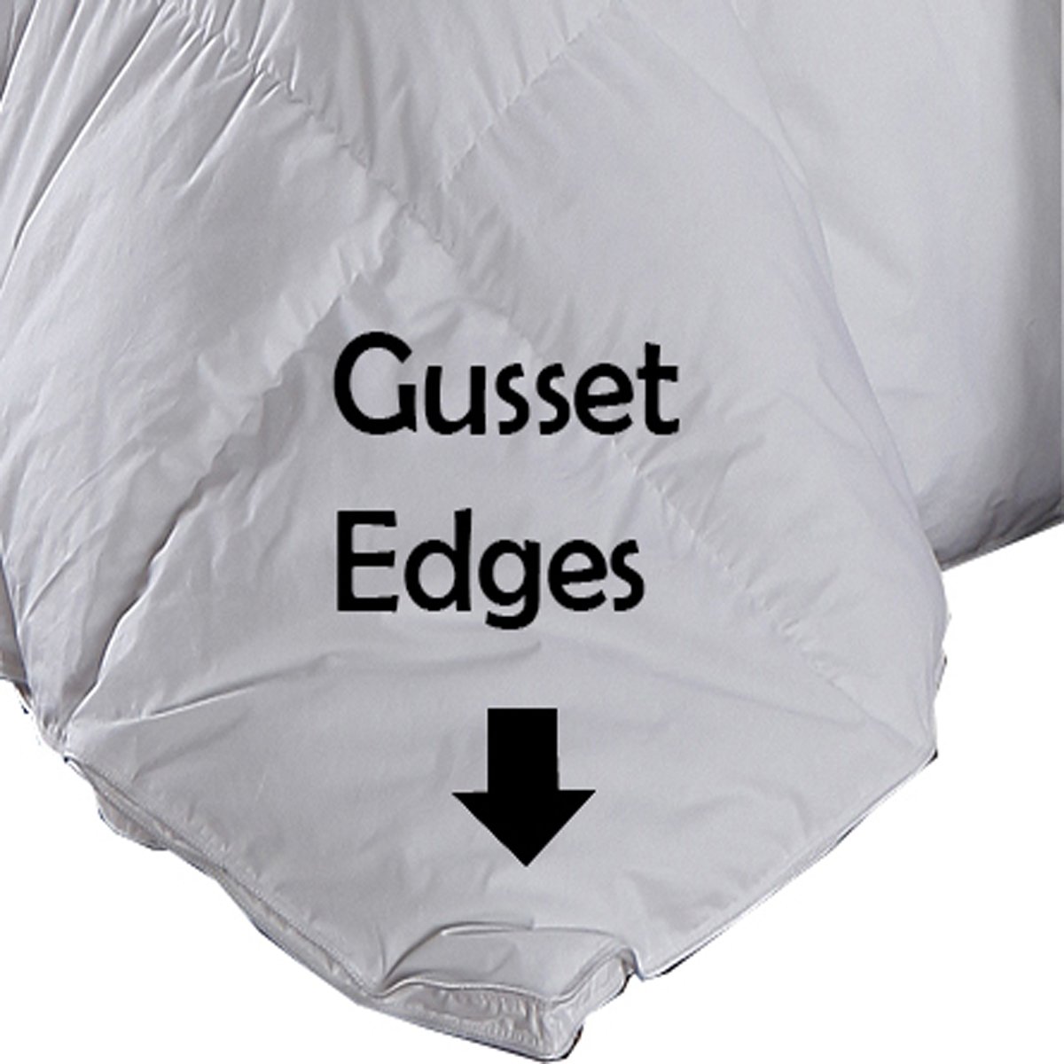 Royal Hotel Bedding Queen Size Down Comforter - 500 Thread Count 100% Cotton White Down Alternative Comforter - 750 Fill Power, 50oz - Luxury Bedding for Hotels, Guest Rooms & Cozy Home Use