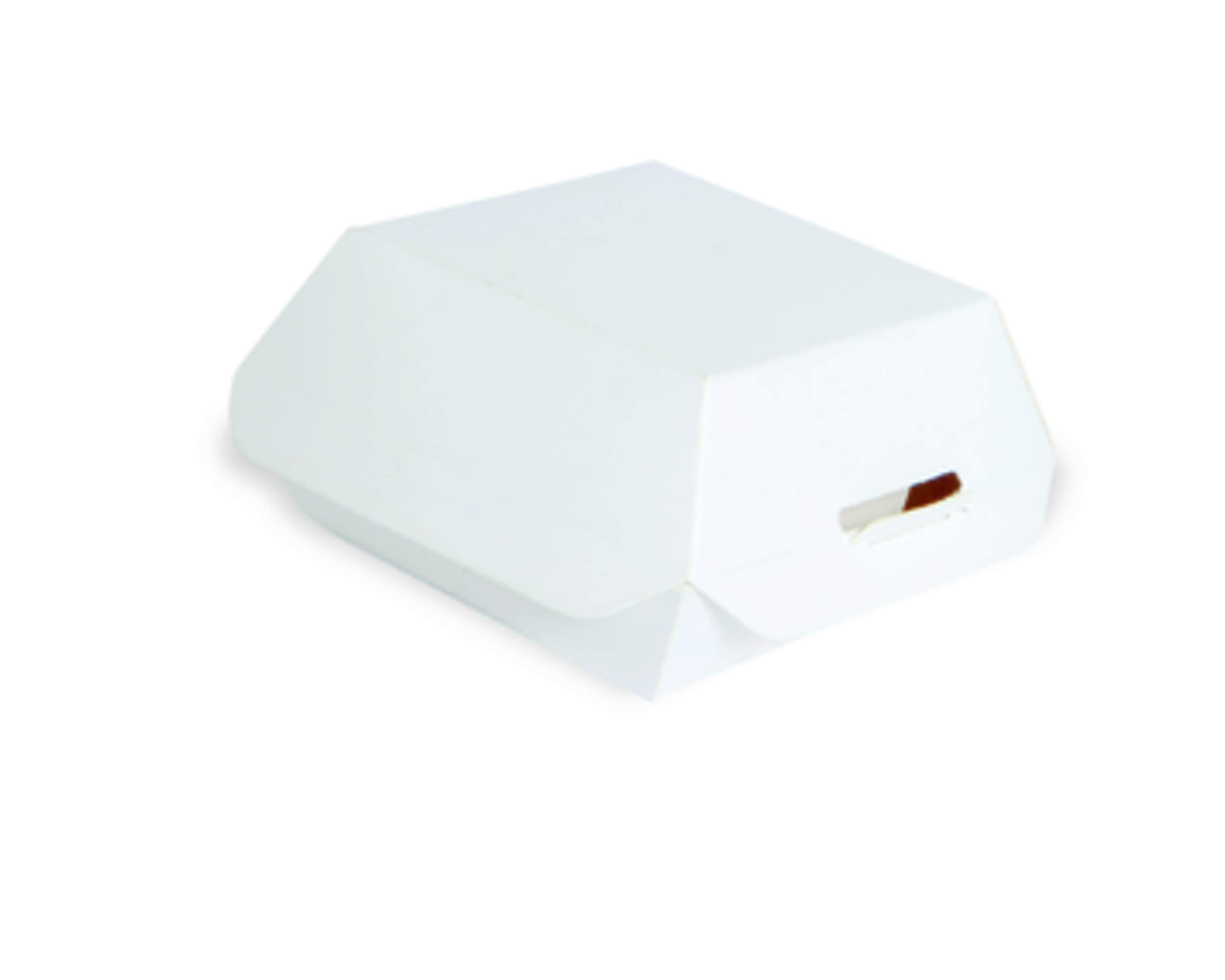 PacknWood 500-Pack White Disposable Mini-Slider Food Boxes with Lids - 3.5