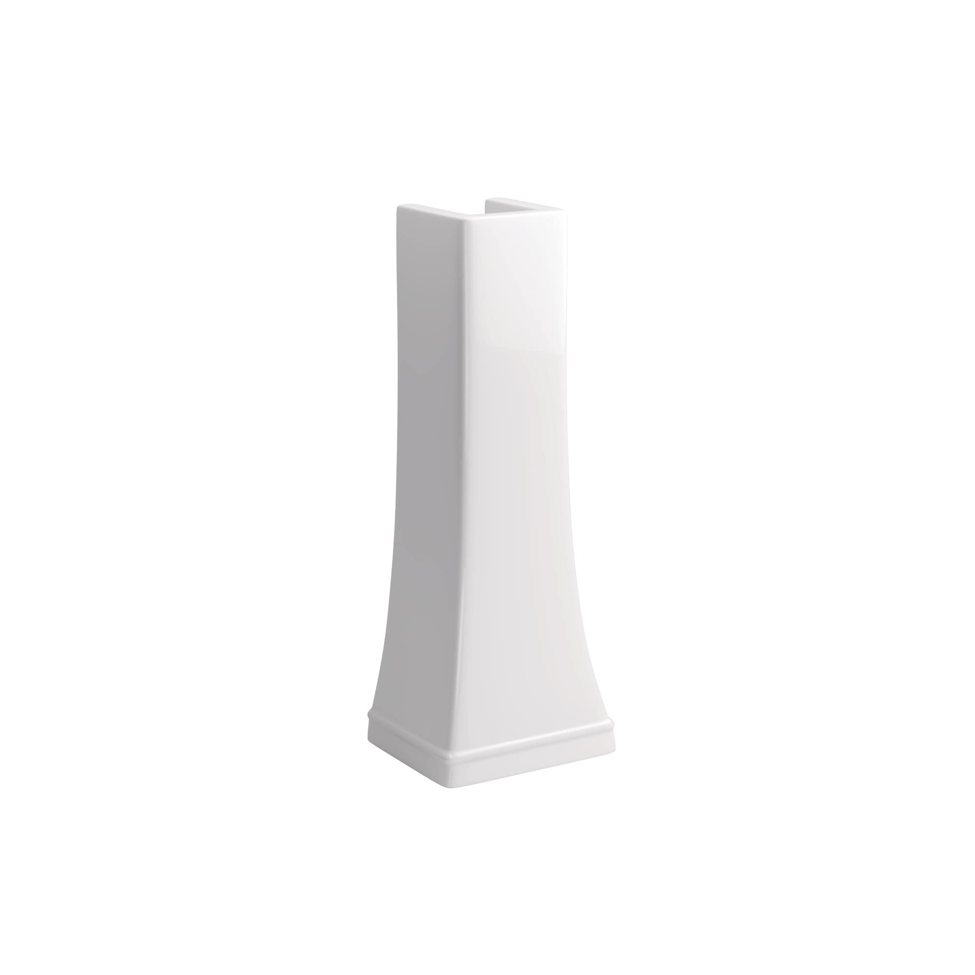 PROFLO PF1071 Holyoke White Bathroom Sink Pedestal - Compatible with PF1171WH, PF1174WH, PF1178WH Sinks - Perfect for Modern Bathroom Renovations & Vanity Upgrades