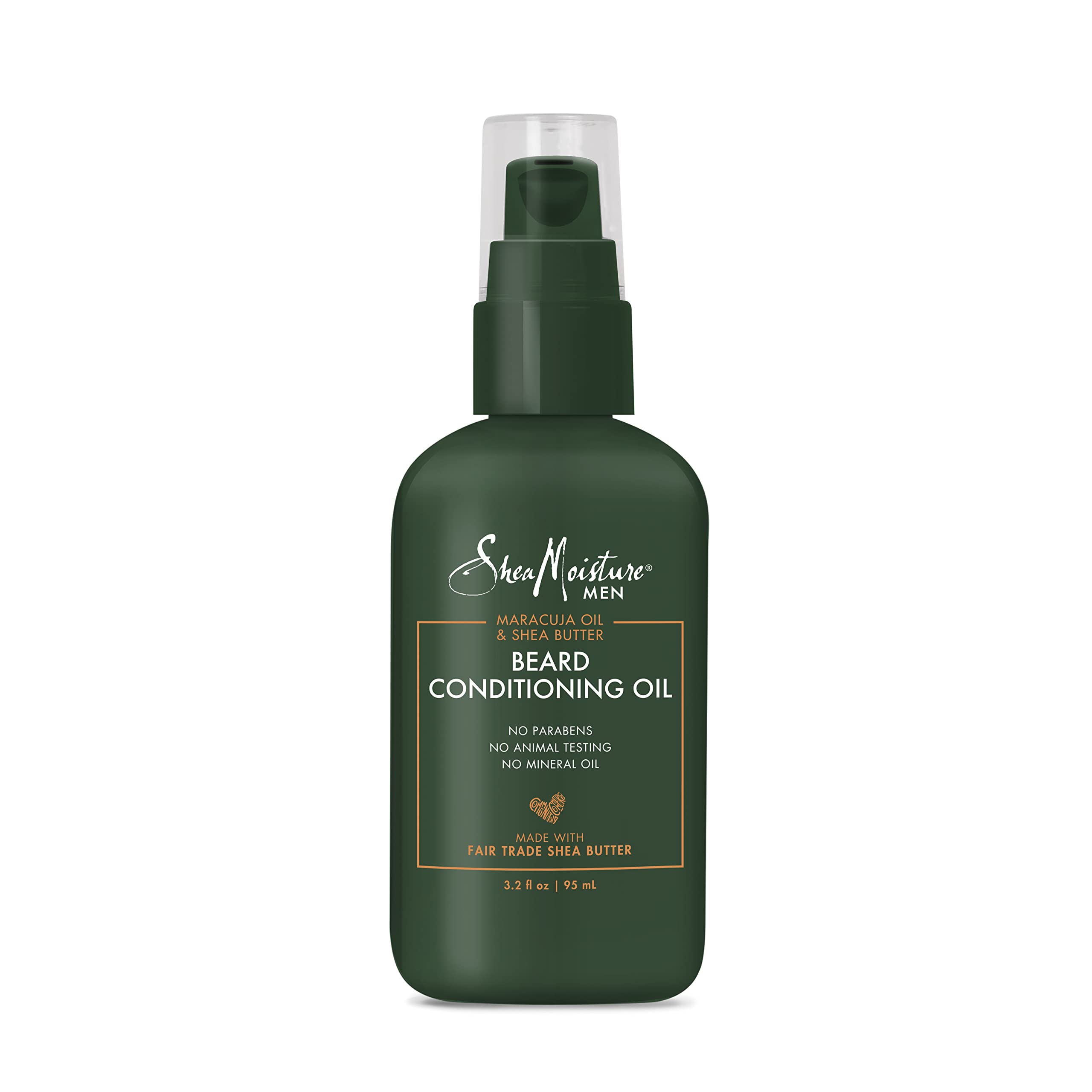 SheaMoisture Beard Conditioning Oil with Maracuja Oil & Shea Butter - 3.2 oz for Moisturizing & Softening Full Beards - Perfect for Daily Grooming & Beard Care Routine