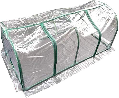 Portable Mini Greenhouse for Plants - 120x60x50cm Clear PVC Rainproof & Heat Preservation Garden Greenhouse for Succulents, Flowers & Seedlings - Perfect for Indoor/Outdoor Gardening, Balcony & Backyard Use