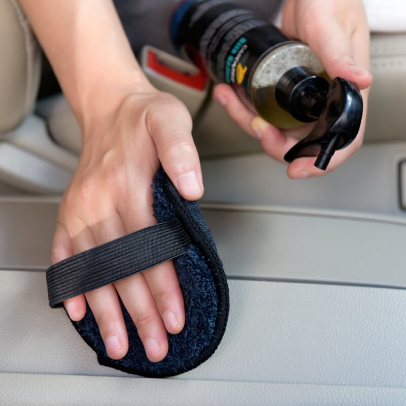 12-Piece Dual-Sided Wax Polish Pad Applicator with Adjustable Strap - Perfect for Car Detailing, Boat & Furniture Polishing