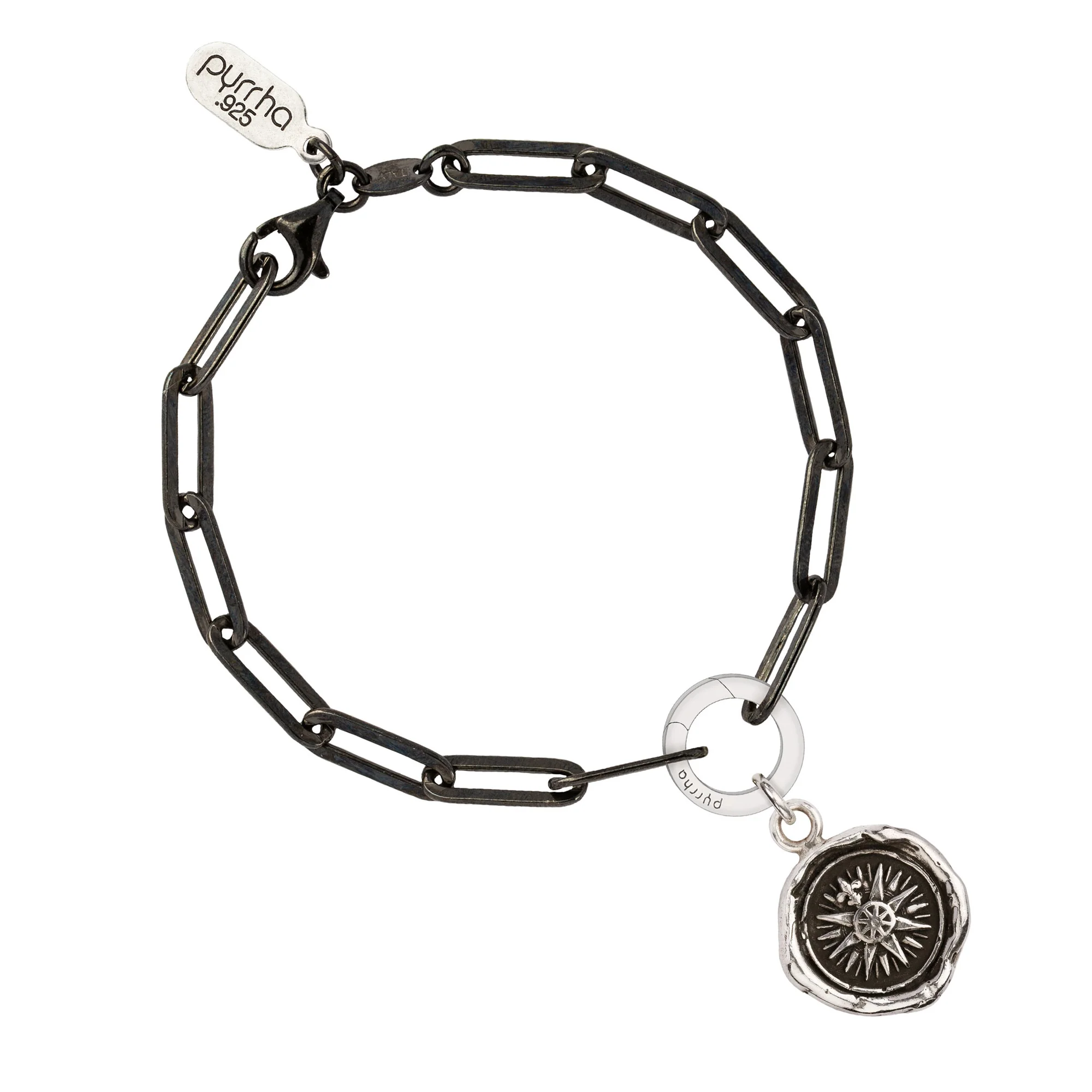 Stylish Direction Paperclip Chain Bracelet for Women - Trendy Minimalist Jewelry for Everyday Wear & Layering