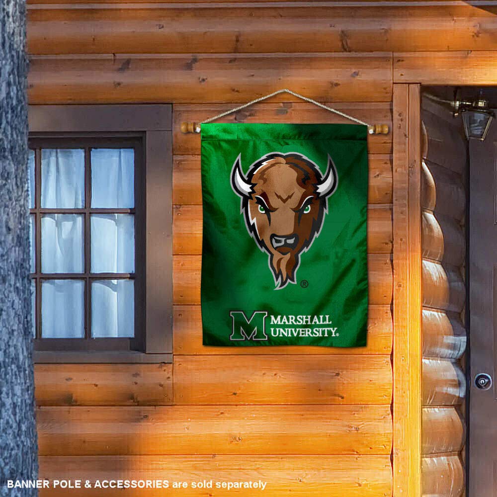 Marshall Thundering Herd House Flag - College Football Team Banner for Game Day, Tailgating & Home Decor - 3x5 FT Outdoor/Indoor Polyester Flag