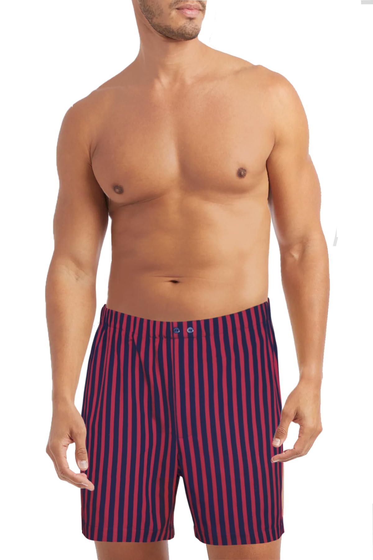 Premium Men's Cotton Sateen Pajama Pants with Pockets - Soft Lounge Sleepwear & Boxer Shorts Set - European Crafted Comfort for Nightwear, Home Relaxation & Gift Giving