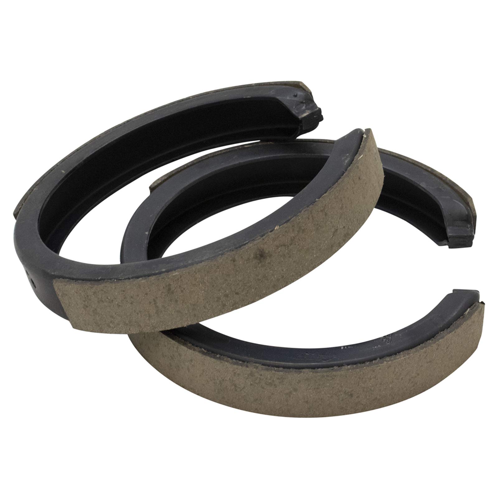 High-Performance TRQ Rear Ceramic Brake Pads with Rotors, Parking Shoes & Backing Plates - Includes Brake Fluid Kit | Perfect for Trucks, SUVs & Performance Vehicles | Smooth Stopping Power for Daily Commute & Off-Road Adventures