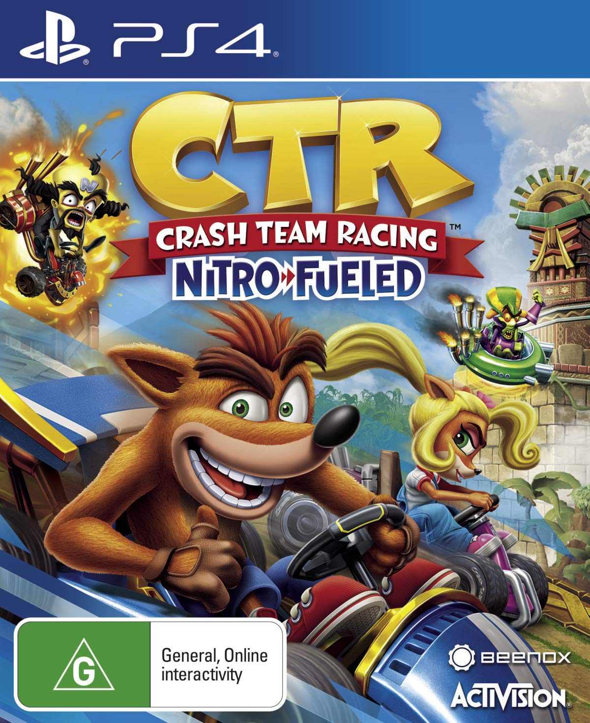 Crash Team Racing Nitro Fueled - PS4 Game for Playstation 4 | High-Speed Racing Adventure for Family & Friends Game Night