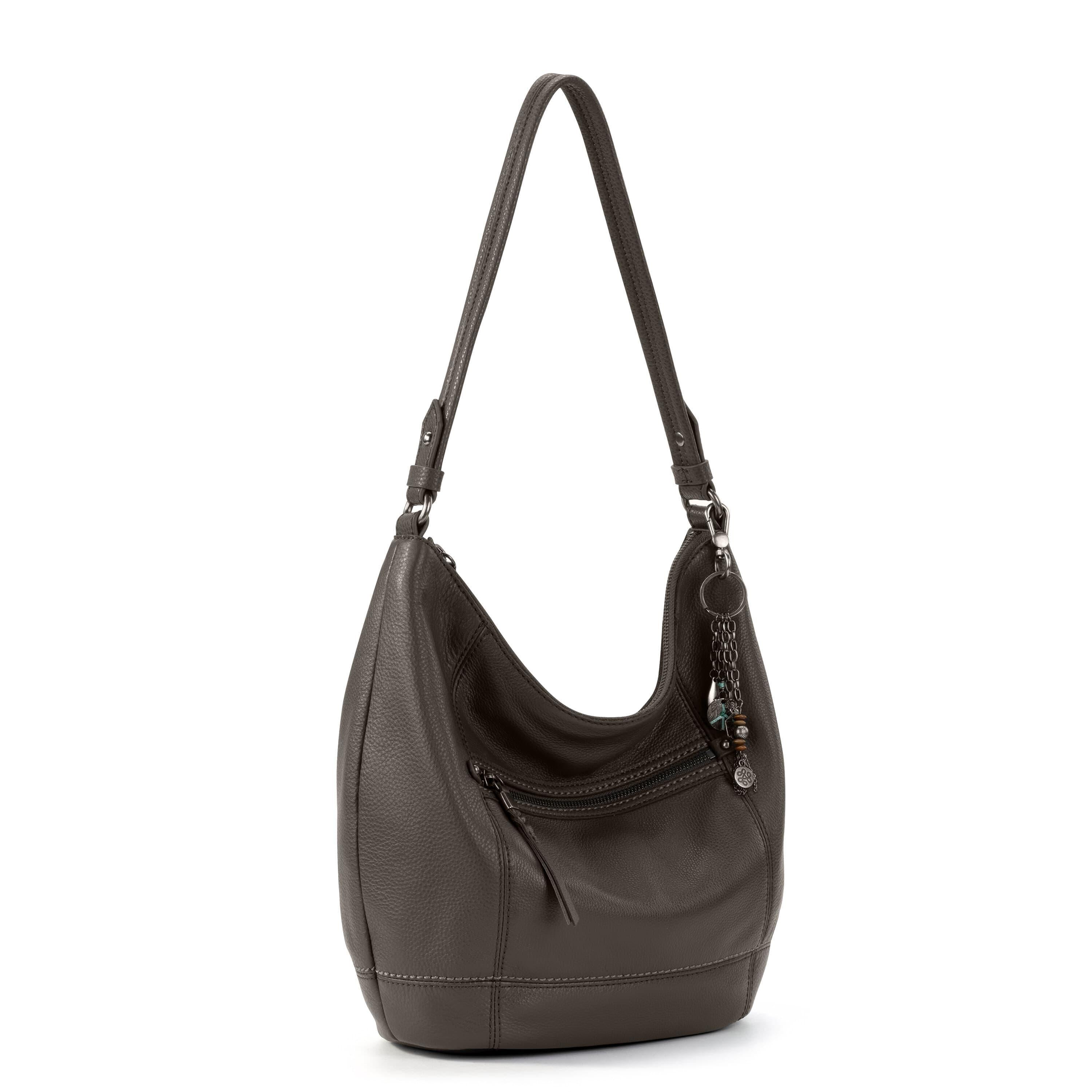 Premium Sequoia Hobo Leather Handbag in Slate - Stylish & Durable for Work, Travel & Everyday Use