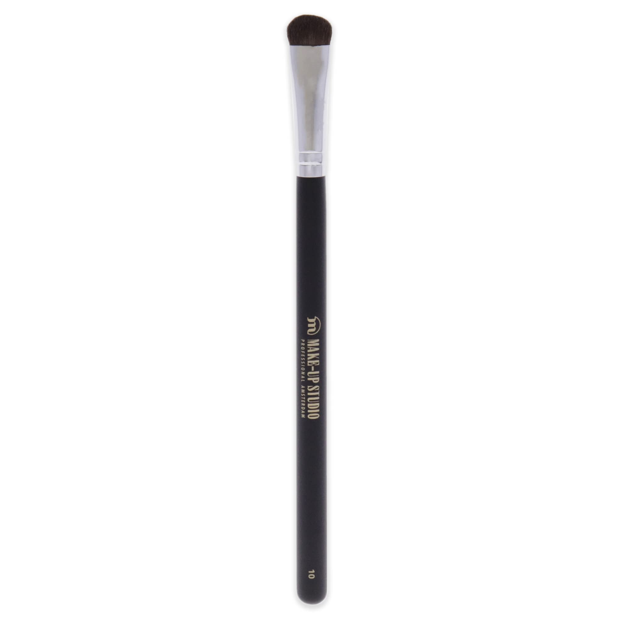 Professional Shader Pony Hair Brush - 10 Flat Small Makeup Brush for Eyeshadow & Blending - Perfect for Women's Makeup Studio & Travel Kit - 1 Piece High-Quality Brush for Precise Contouring & Detailed Work