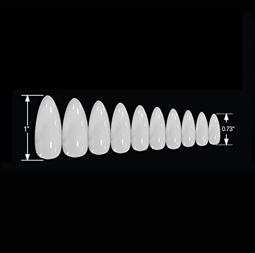 240 Pcs Coffin Ballerina Fake Nails - Long Full Cover Acrylic Nail Tips for Salon & DIY Manicure | Perfect for Nail Art, Parties, Weddings & Special Occasions