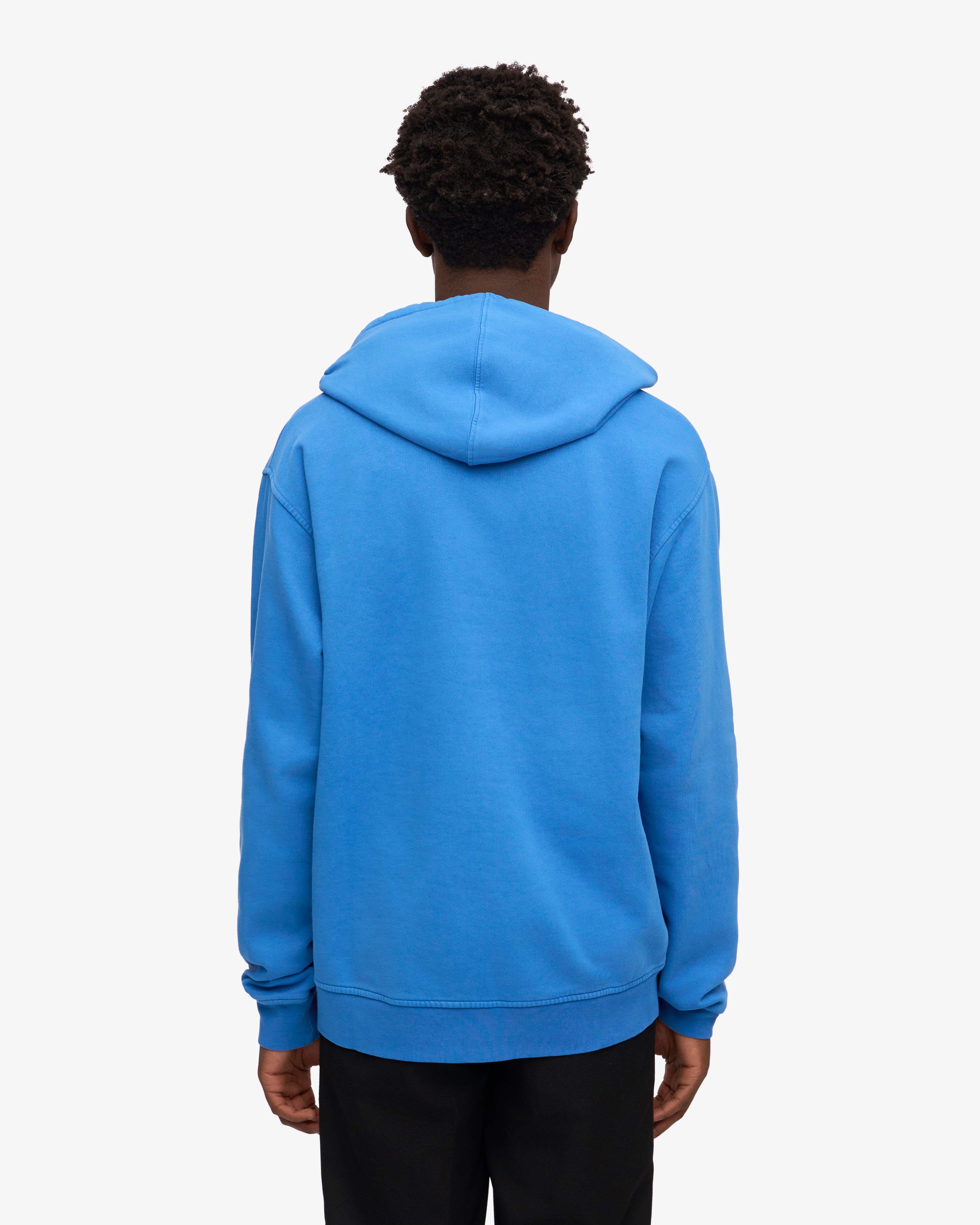 Classic Organic Cotton Hoodie - Pacific Blue | Eco-Friendly & Comfortable for Casual Wear & Outdoor Activities