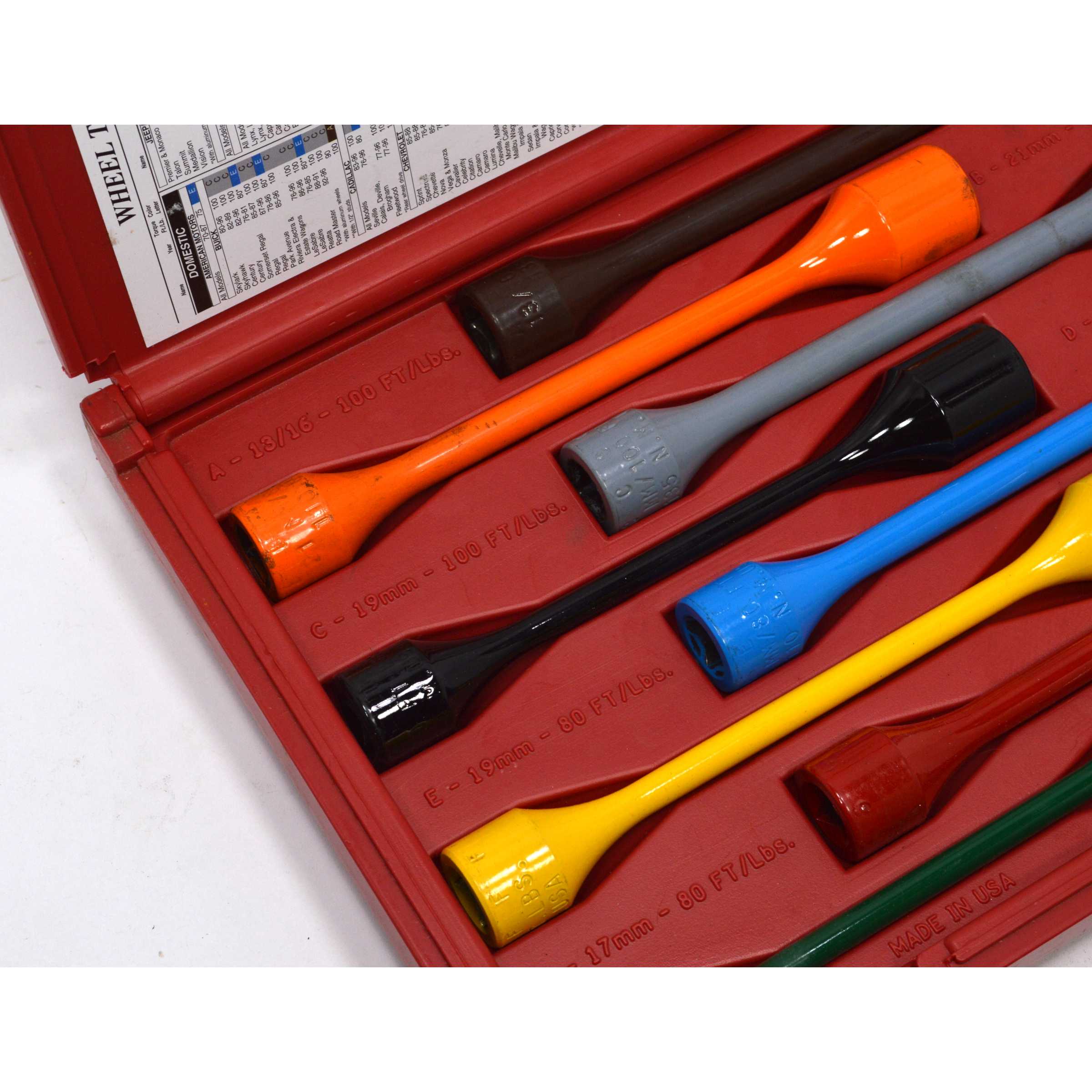 Used MAC Tools Wheel Torque Master Kit WTK1500 Complete Set in Case - Perfect for Auto Repair, Tire Changes & Professional Mechanics