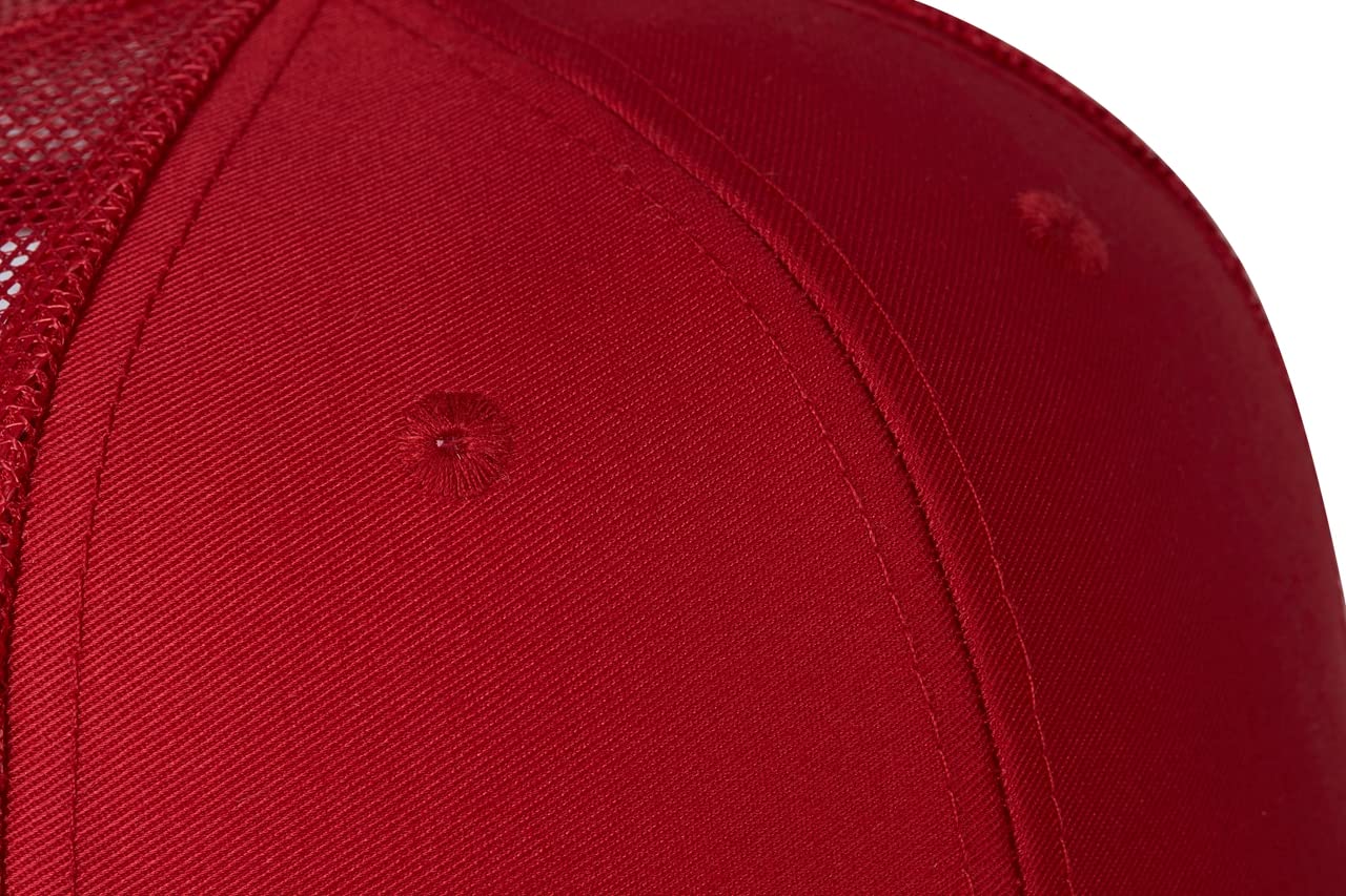JBZ Wholesale Blank Trucker Mesh Snapback Hats - Adjustable Baseball Caps with Curved Bill for Sports, Golf & Casual Wear - Bulk Pack for Men & Women (Great for Outdoor Activities, Dad Hats, Team Events & Promotions)