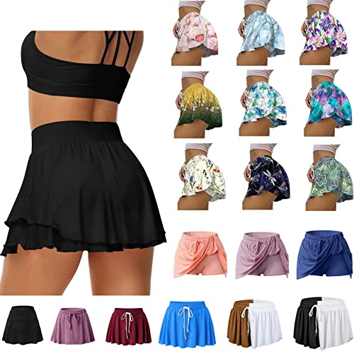 UBST Pleated Tennis Skirts for Women - High Waisted Athletic Golf Skorts, Running Workout Shorts & Sports Skirt | Perfect for Tennis, Golf, Running & Gym Activities