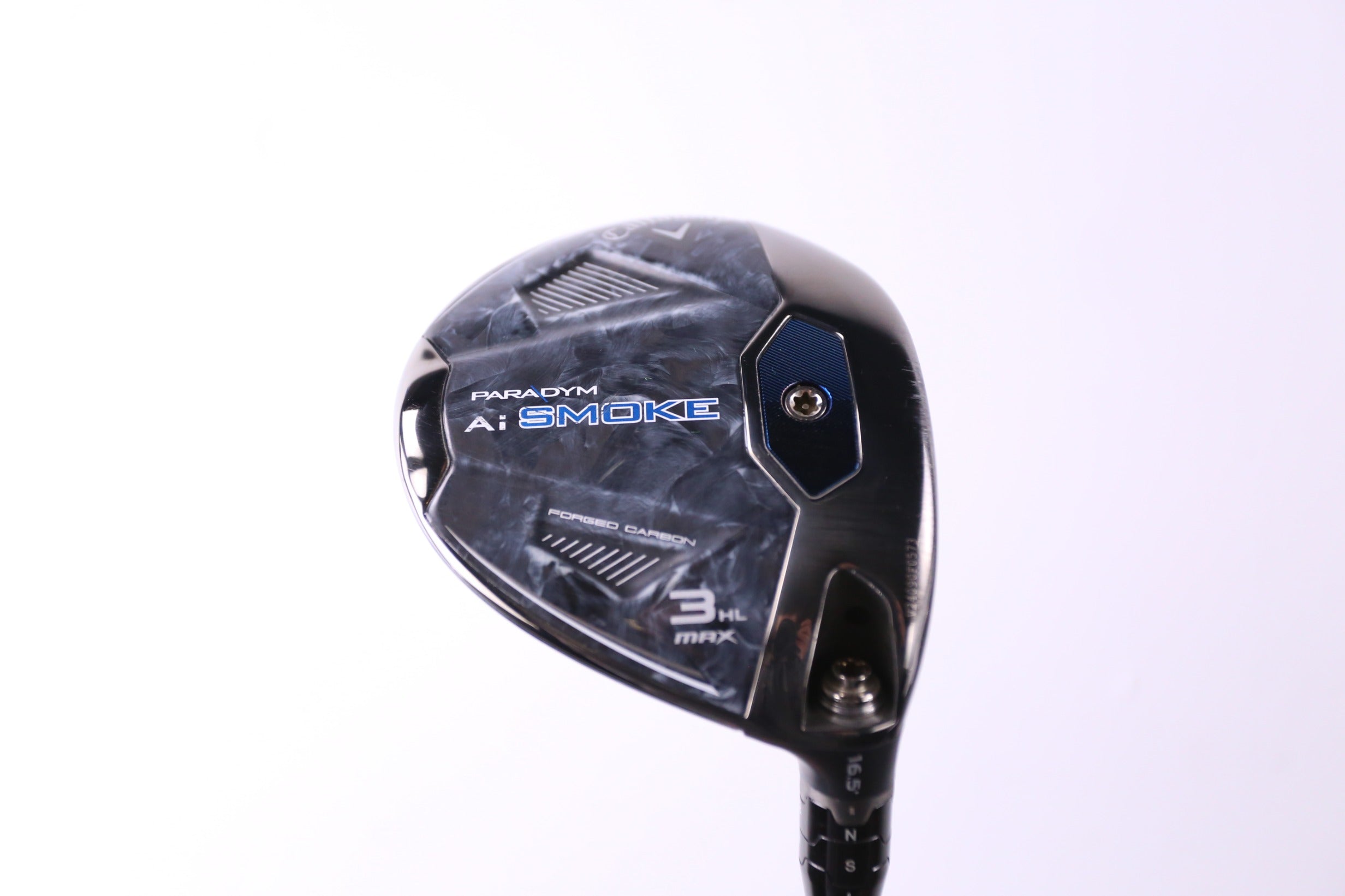 Used Callaway Paradym Ai Smoke MAX 3HL Wood Golf Club - Right Handed 16.5° Senior Flex for High Launch & Distance | Perfect for Senior Golfers on Fairway Shots & Long Approaches