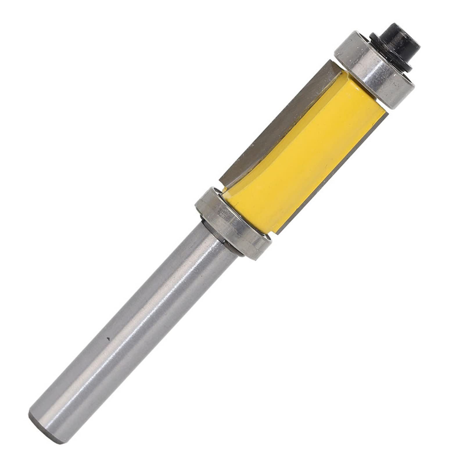 8x1/2x25 Extra Long Straight Electric Wood Milling Cutter - Double Axis Surface Milling Machine Bit for Woodworking & DIY Projects - Perfect for Cabinet Making, Furniture Crafting, and Precision Wood Cutting
