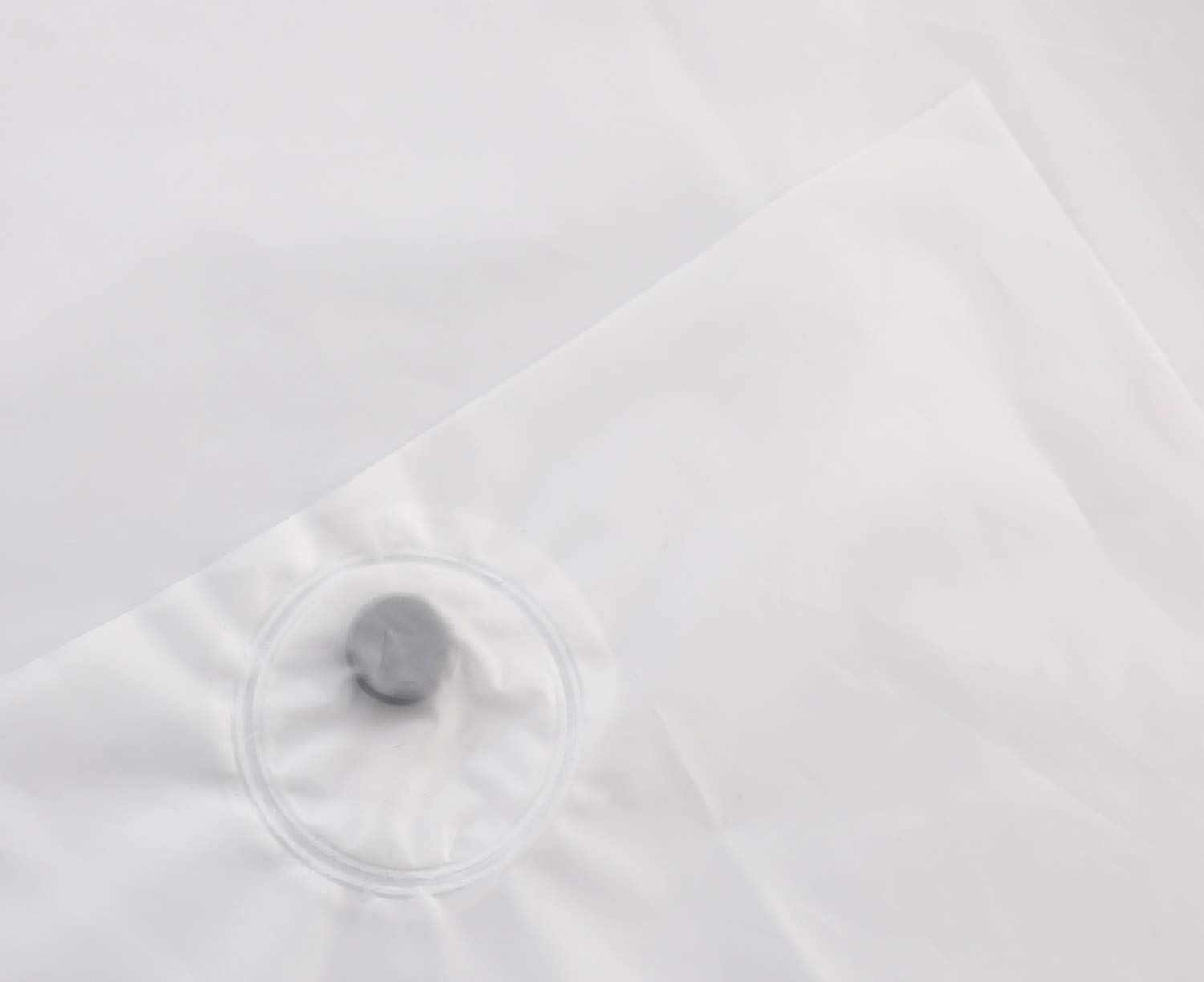 PEVA Snap-in Shower Curtain Liner with Magnets - Waterproof Bathroom Shower Replacement Liner (1-Pack) for Easy Installation & Secure Fit - Ideal for Bathrooms, Dorms & RVs