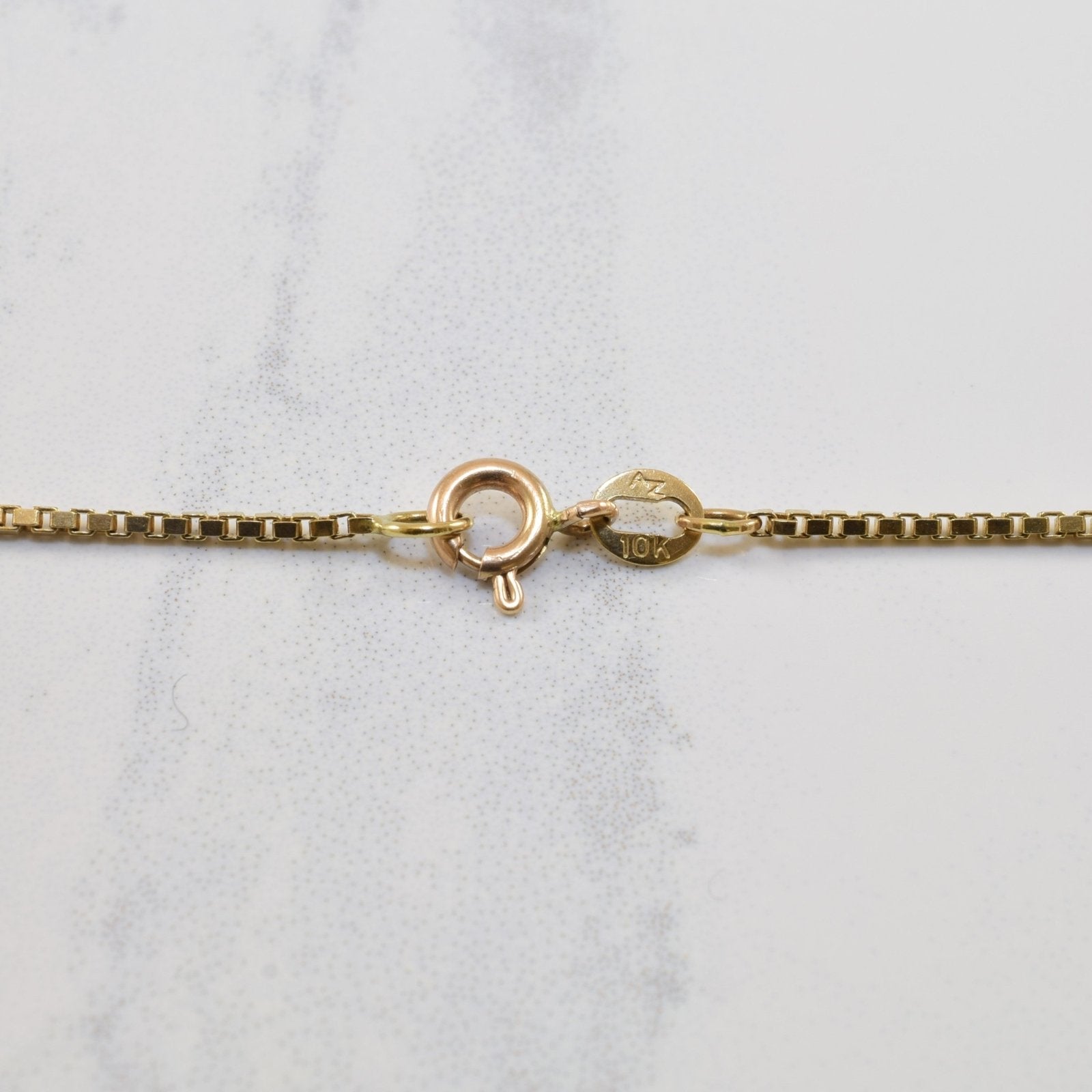 10K Yellow Gold Box Chain Necklace for Women - 23 Inches | Elegant Layering Piece for Everyday Wear & Special Occasions